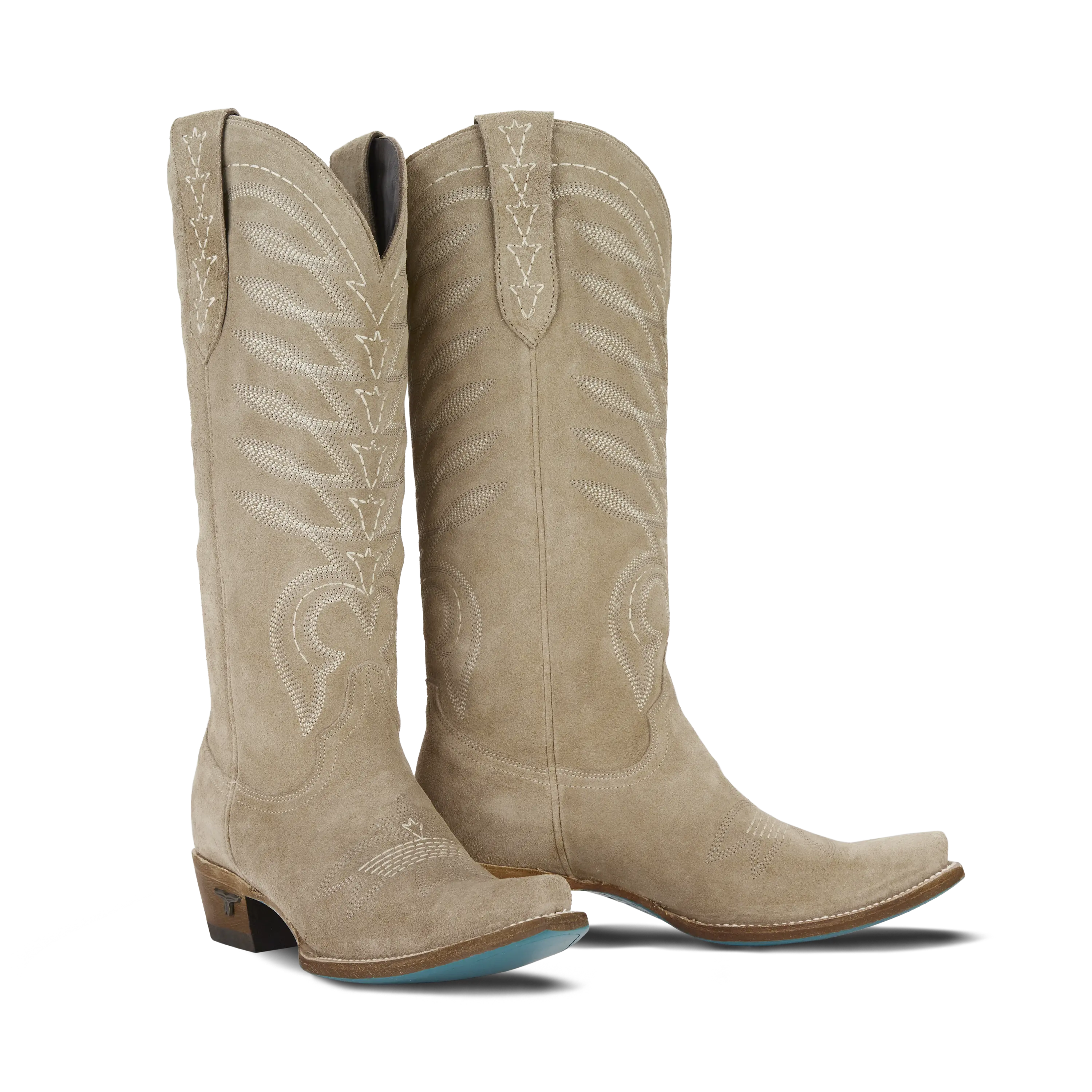 Squash Blossom Boot - Latte Suede