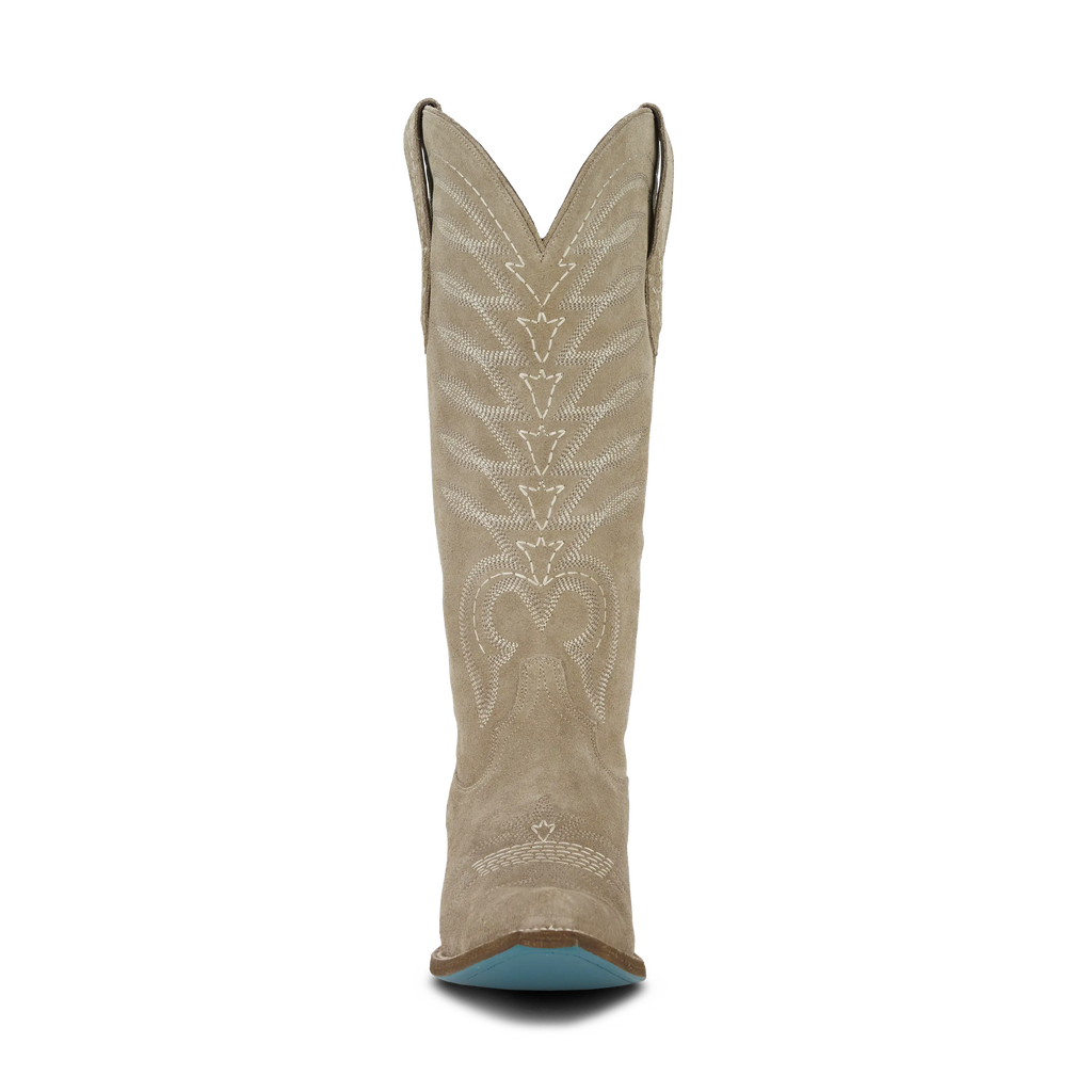 Squash Blossom Boot - Latte Suede