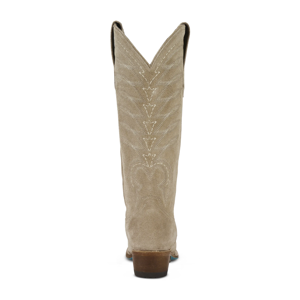 Squash Blossom Boot - Latte Suede