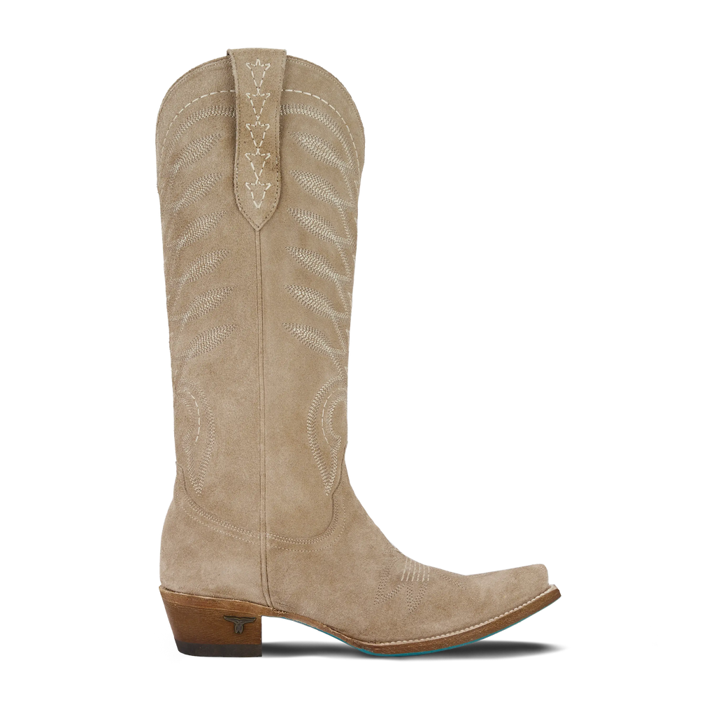 Squash Blossom Boot - Latte Suede