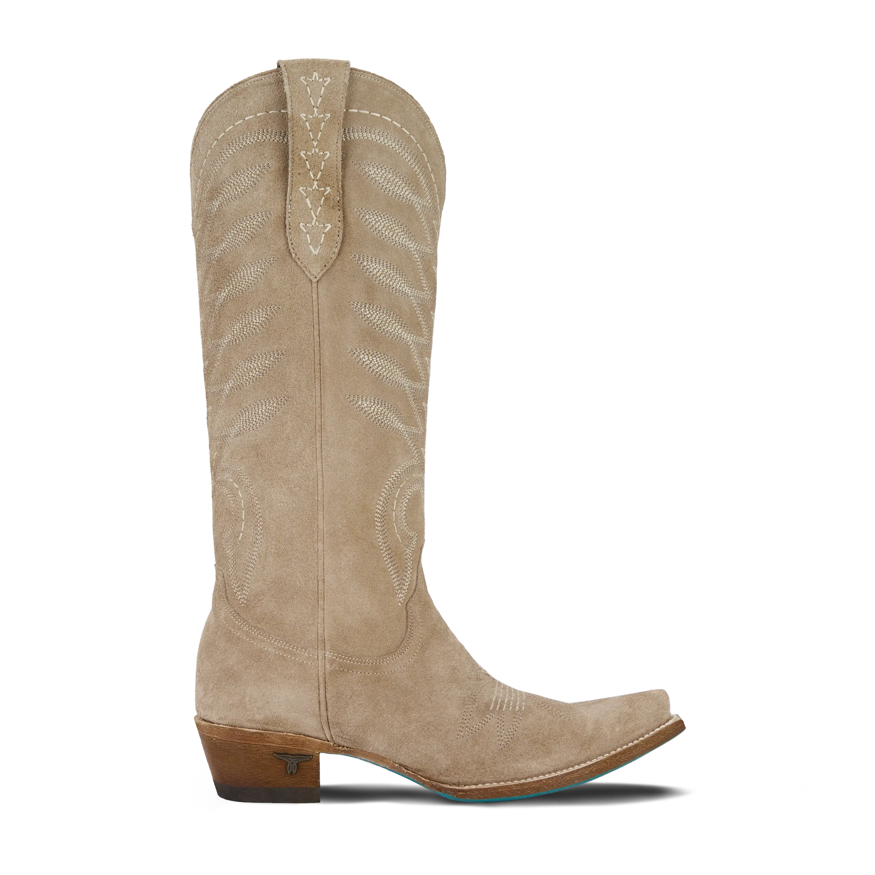 Squash Blossom Boot - Latte Suede