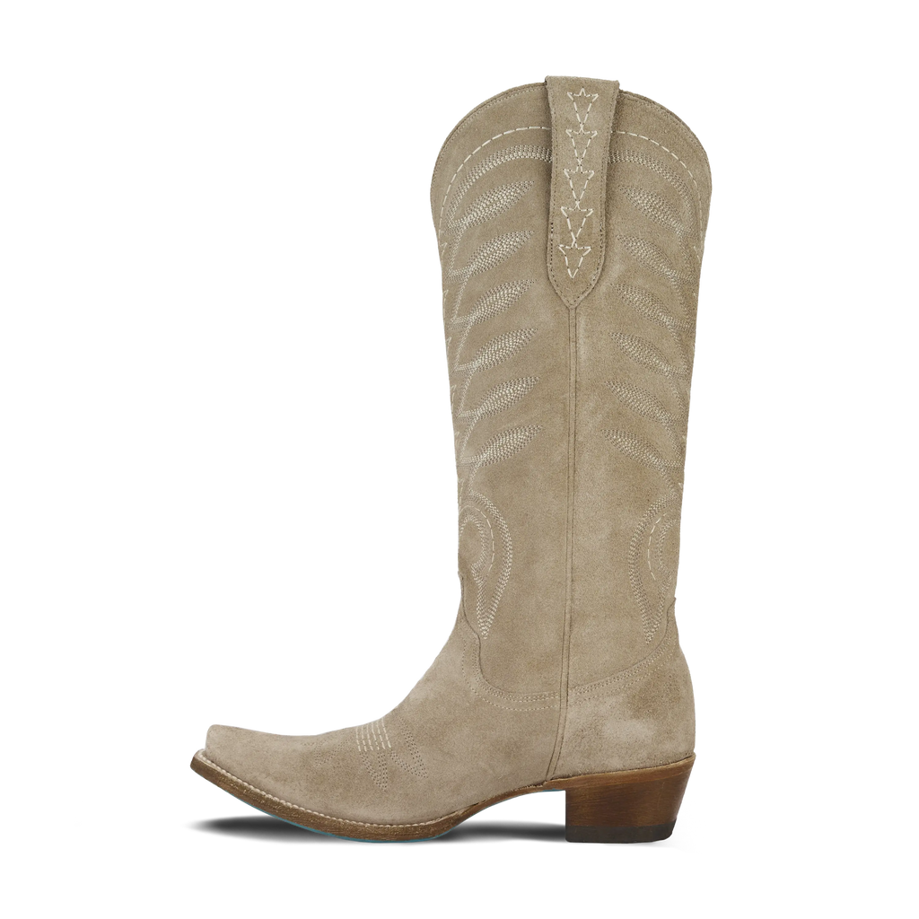 Squash Blossom Boot - Latte Suede