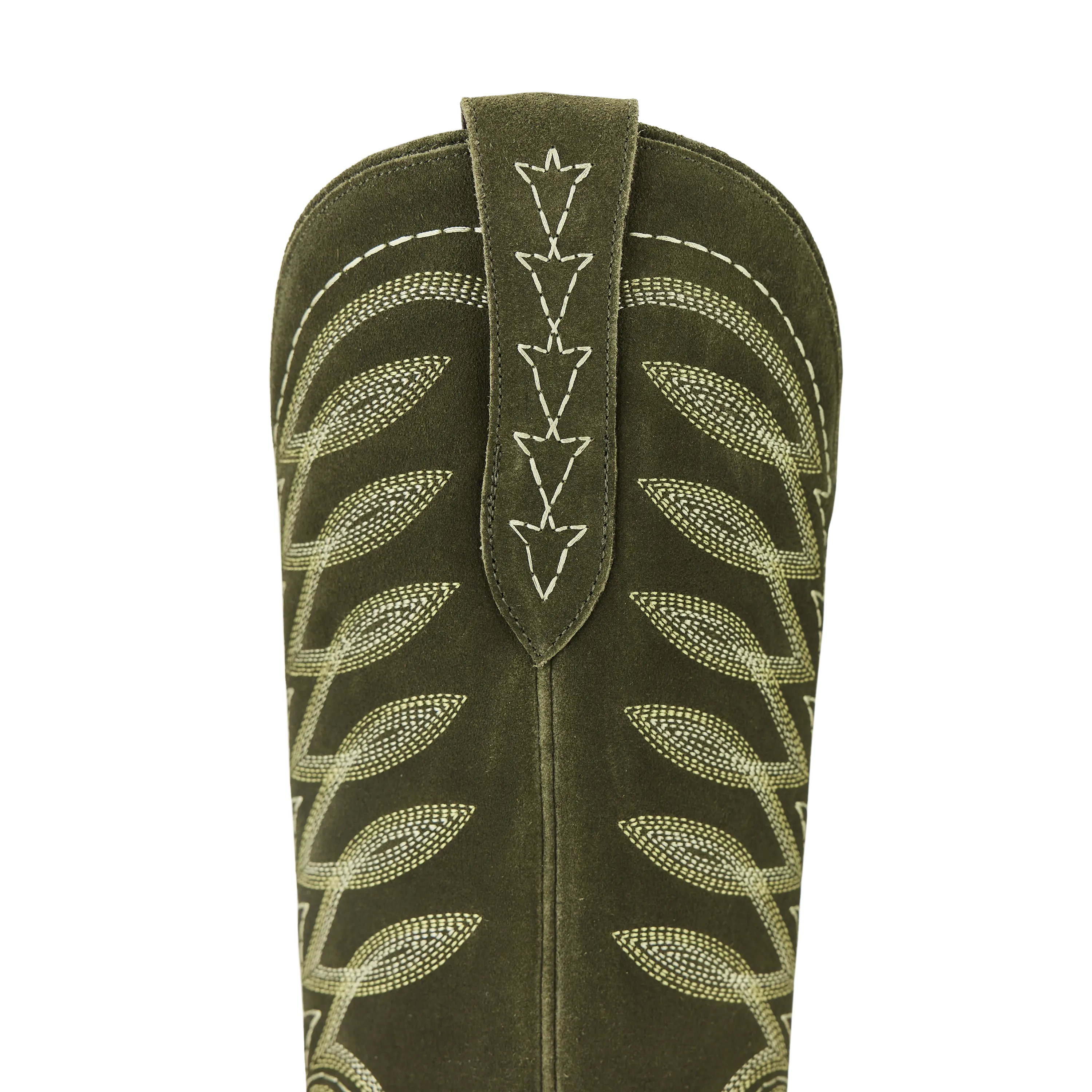 Squash Blossom Boot - Olive Suede