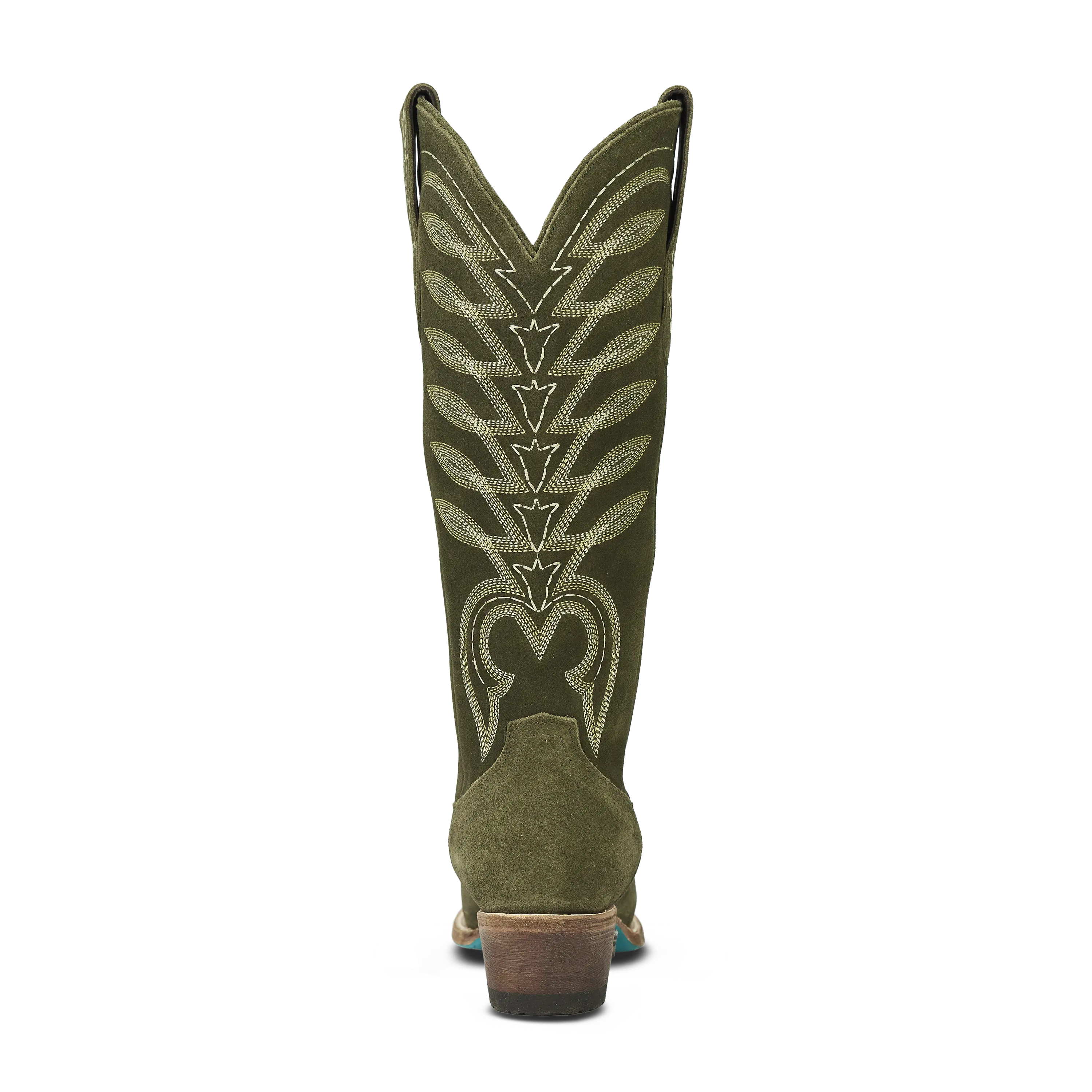 Squash Blossom Boot - Olive Suede