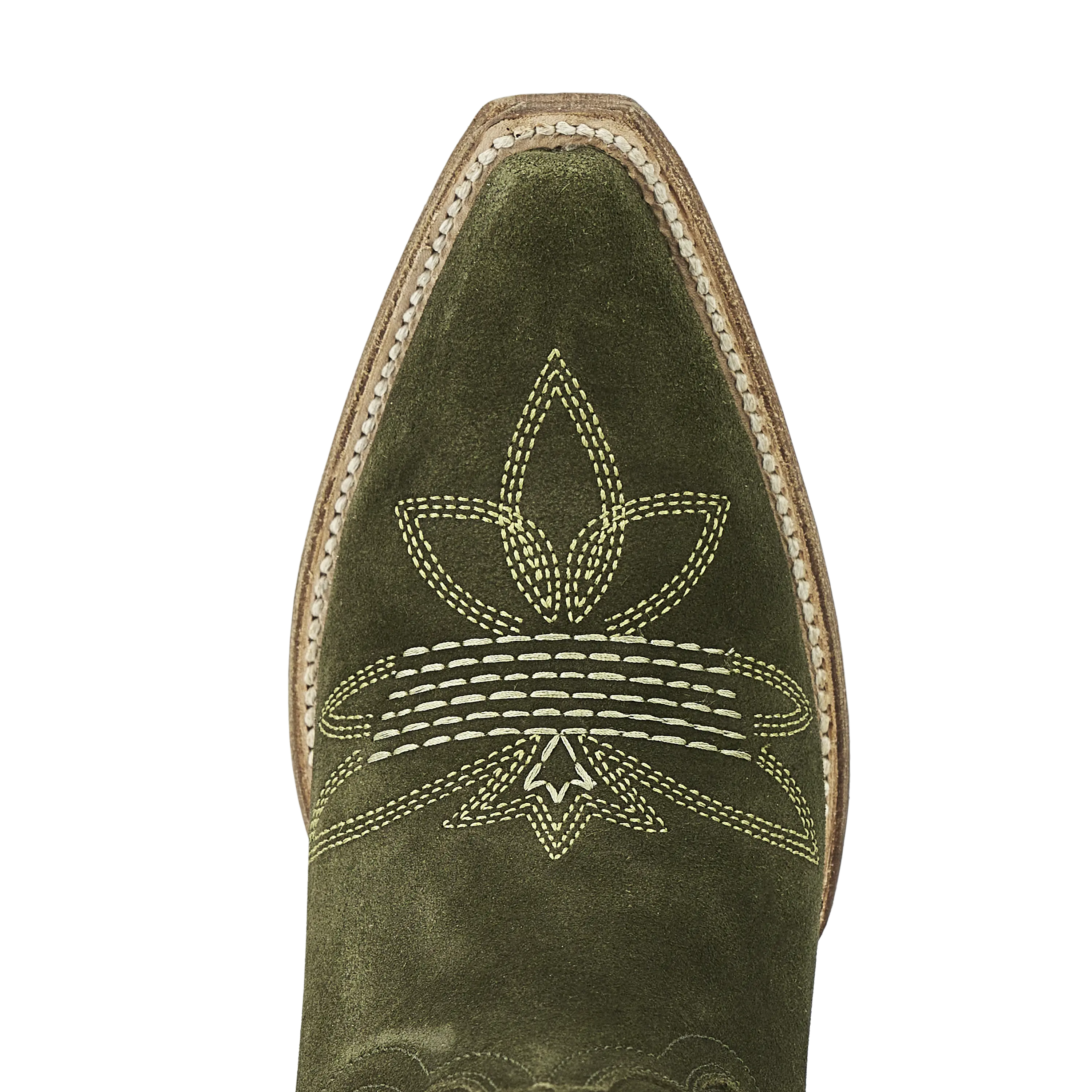 Squash Blossom Boot - Olive Suede