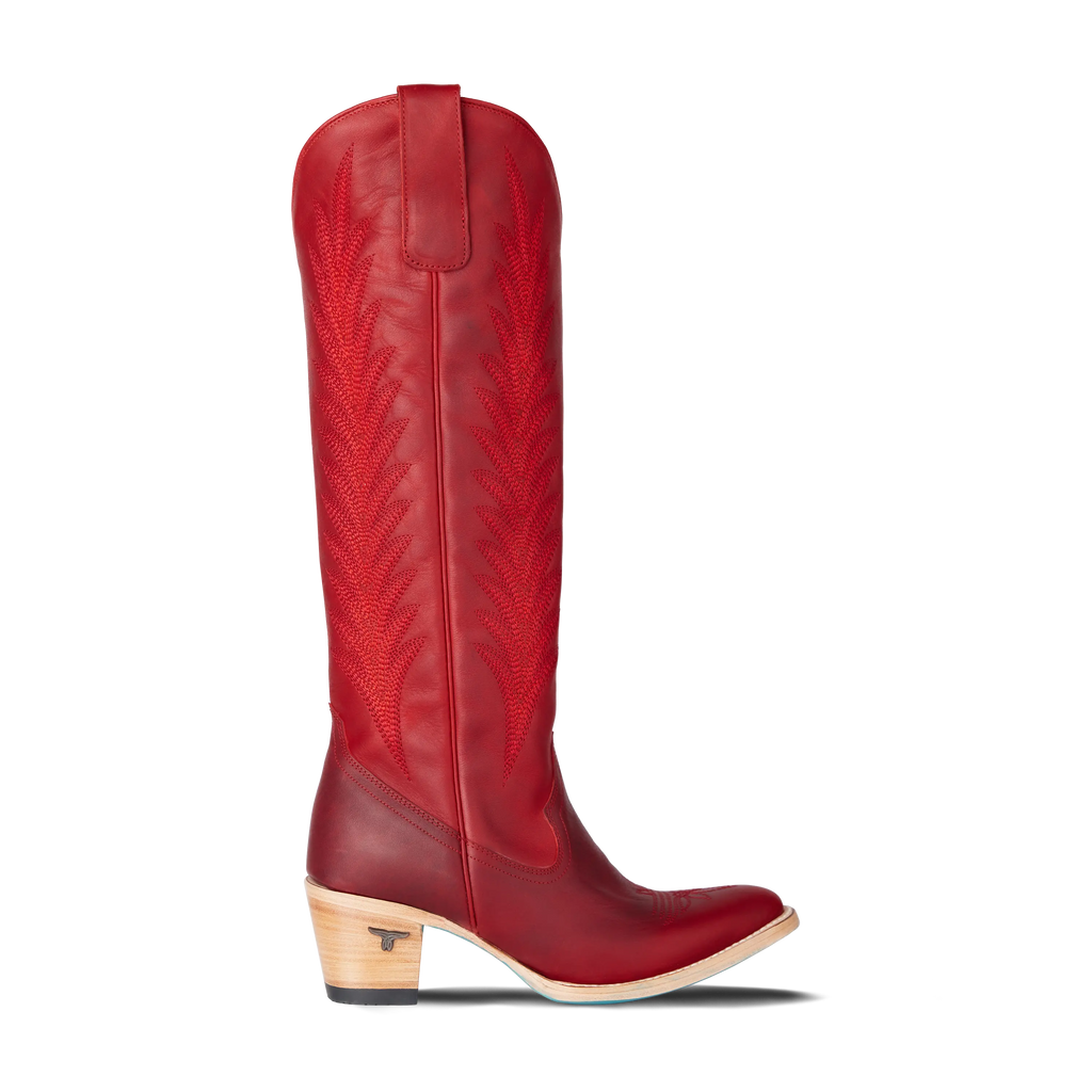 Jentry Knee High Boot - Smoldering Ruby