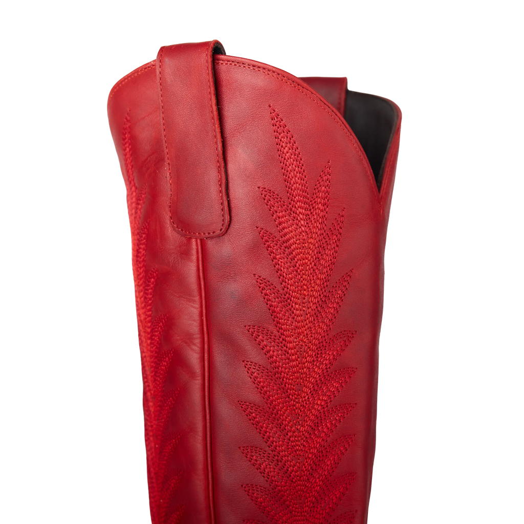 Jentry Knee High Boot - Smoldering Ruby