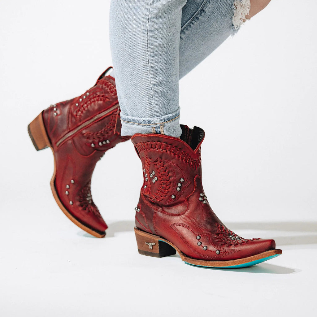 Cossette Bootie - Smoldering Ruby **Final Sale**