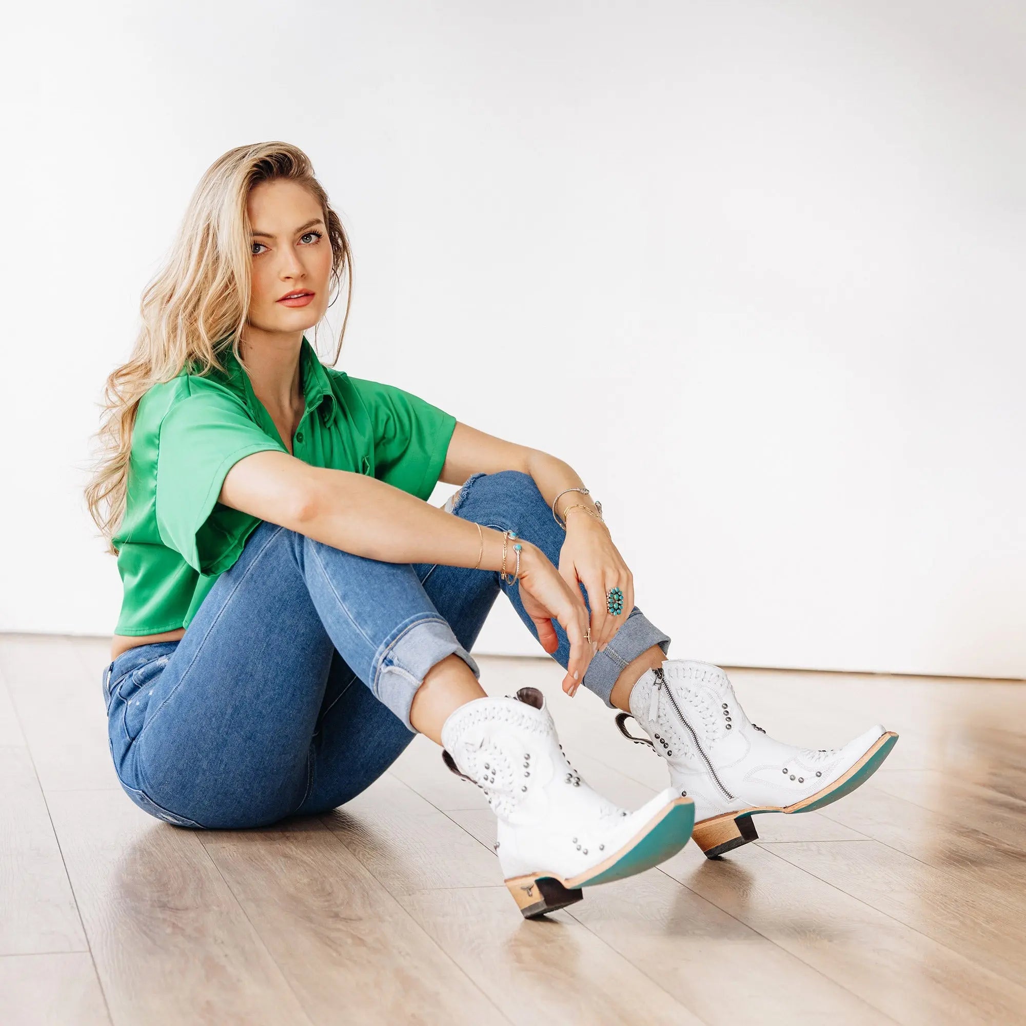 Cossette Bootie - Matte White **Final Sale**