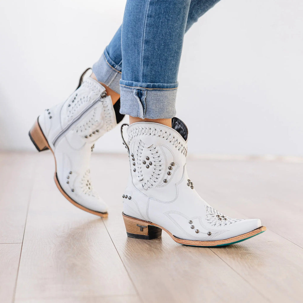 Cossette Bootie - Matte White **Final Sale**