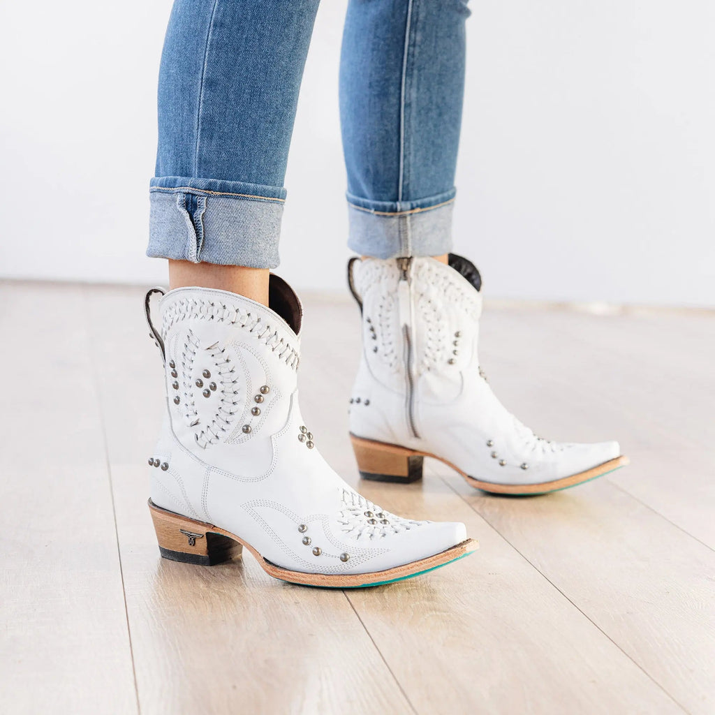Cossette Bootie - Matte White **Final Sale**