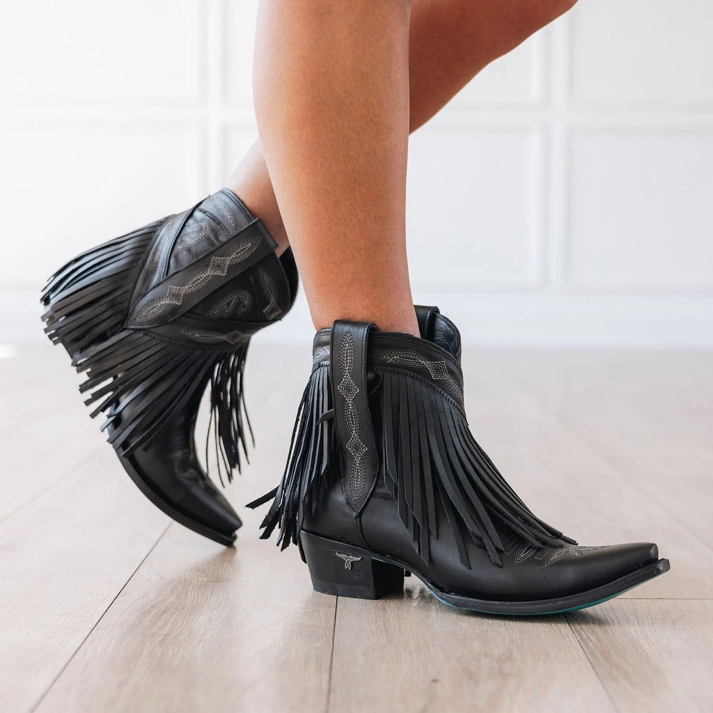 Senita Falls Bootie - Jet Black **Final Sale**