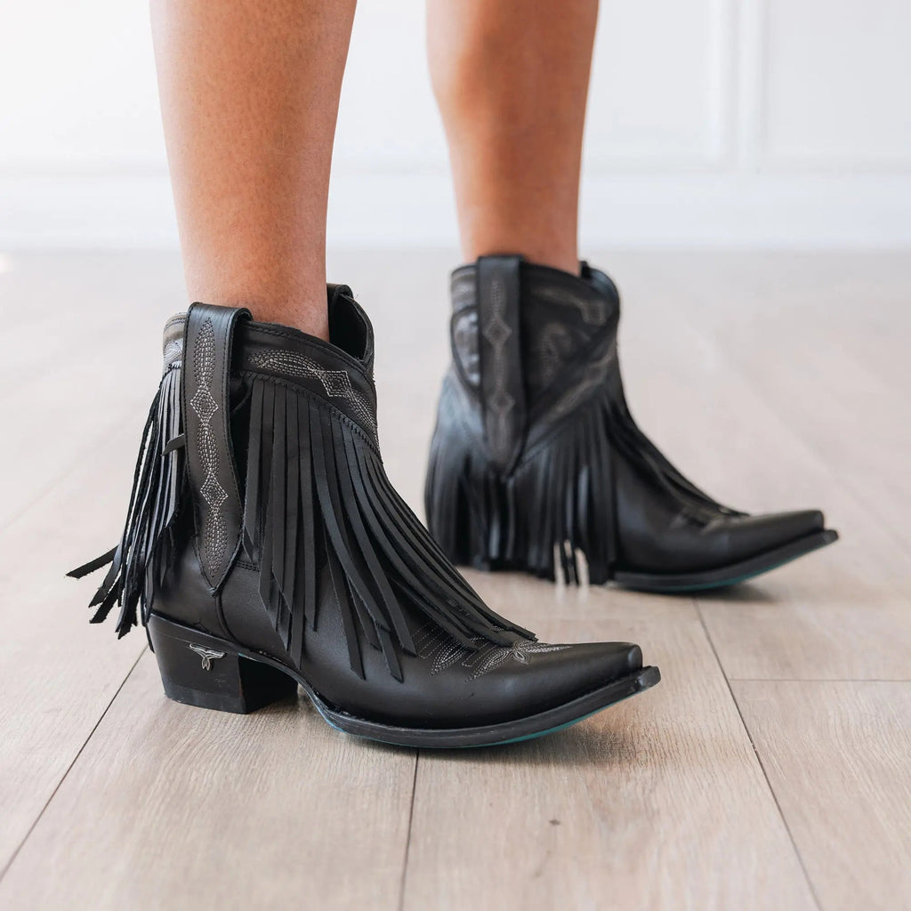Senita Falls Bootie - Jet Black **Final Sale**