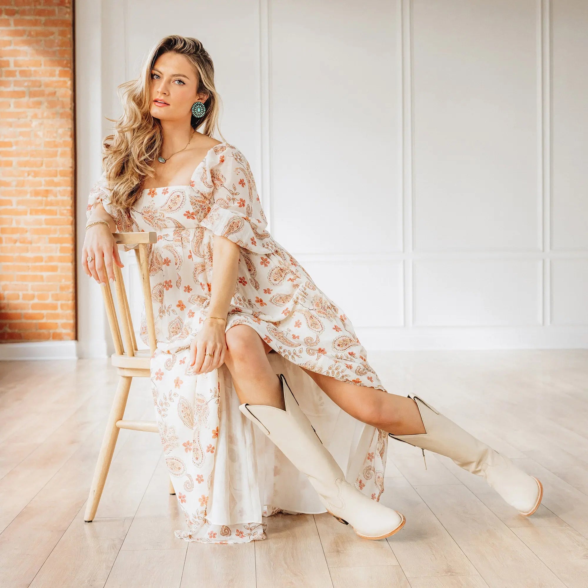 Plain Jane Boot - Pale Ivory **Final Sale**