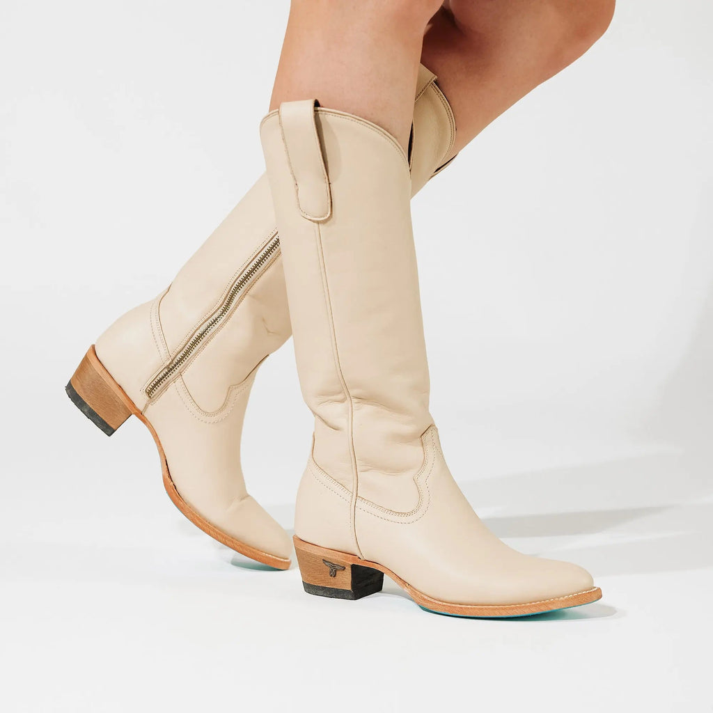 Plain Jane Boot - Pale Ivory **Final Sale**