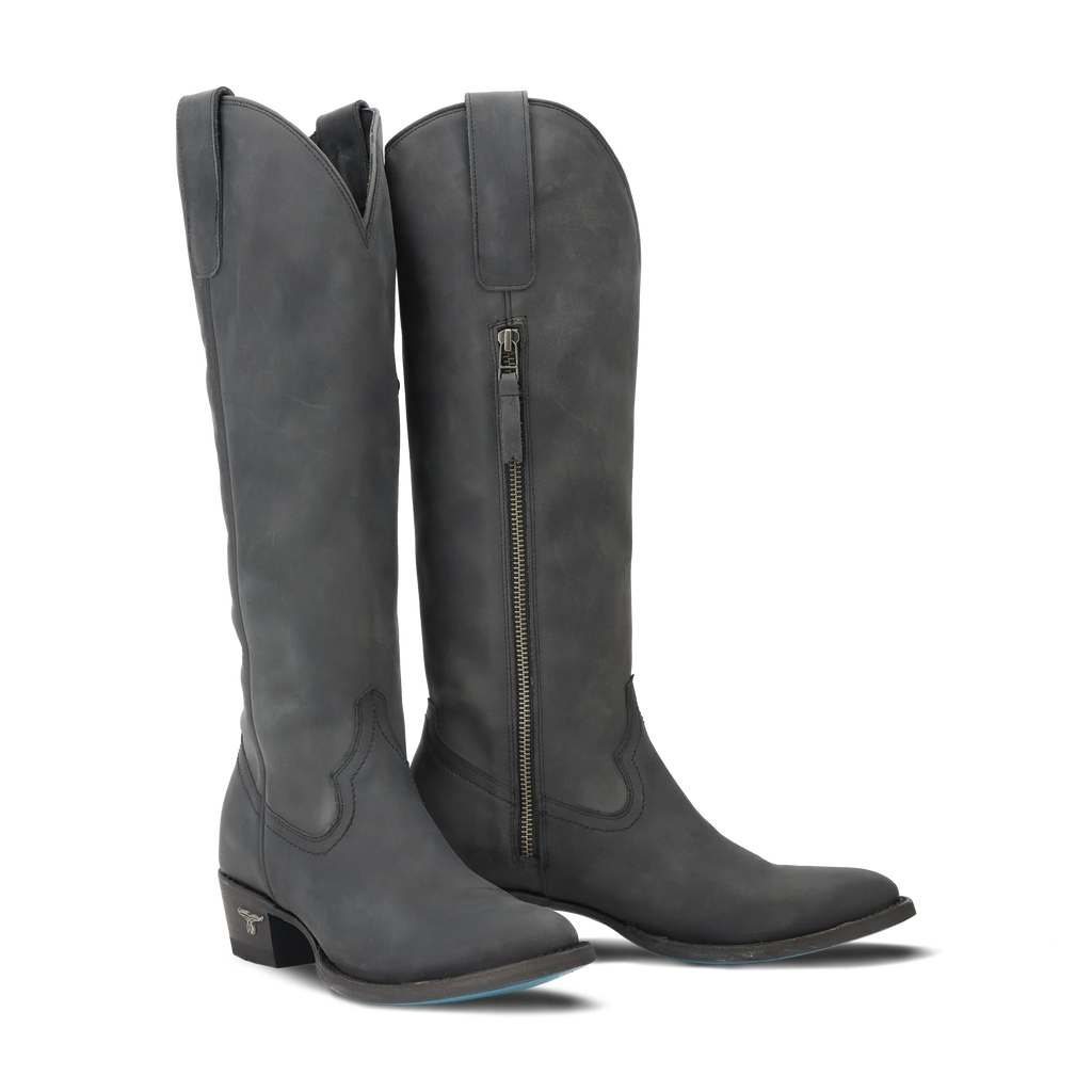 Plain Jane Boot - Matte Black
