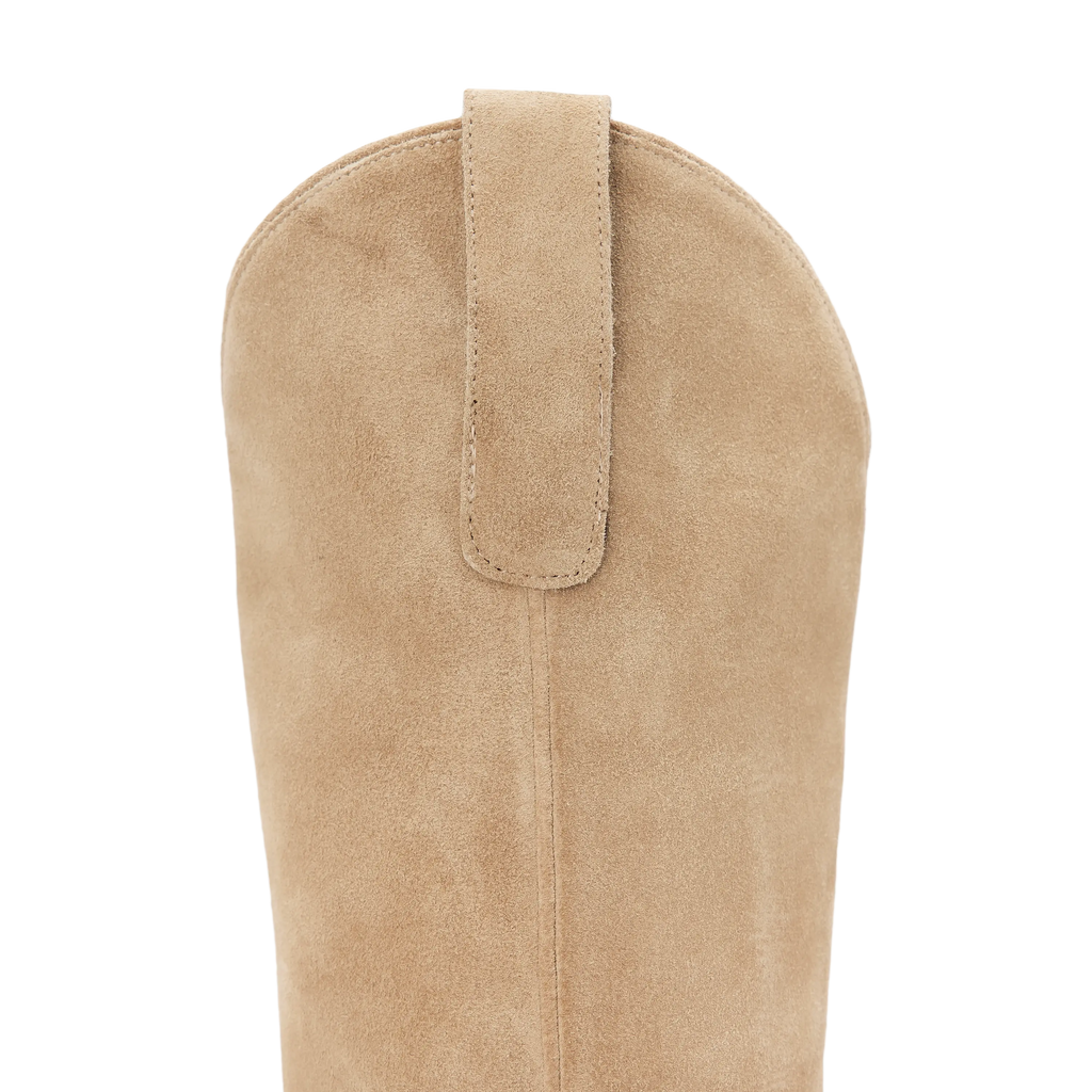 Plain Jane Boot - Latte Suede