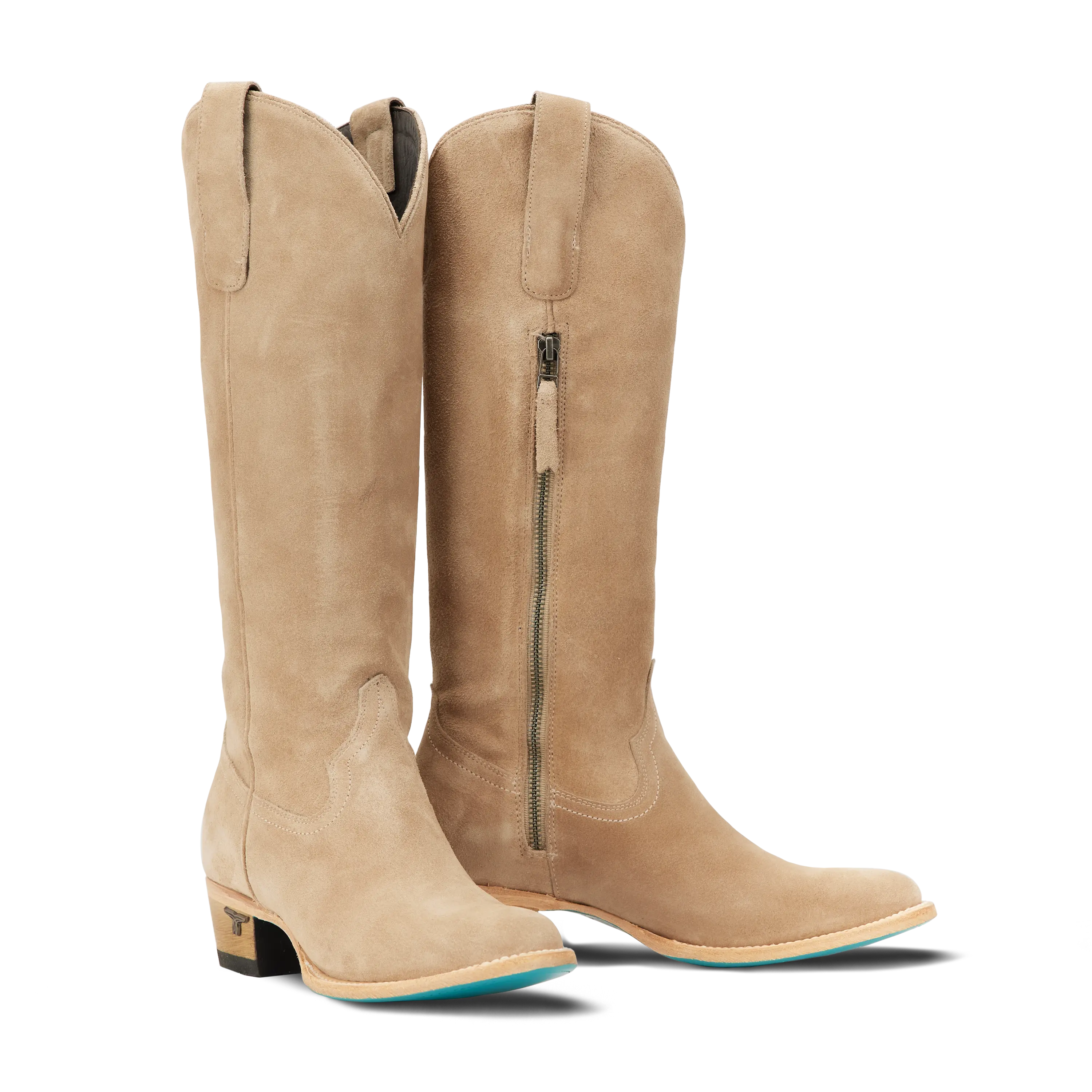 Plain Jane Boot - Latte Suede