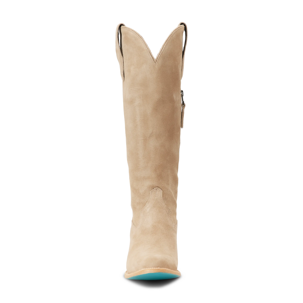 Plain Jane Boot - Latte Suede