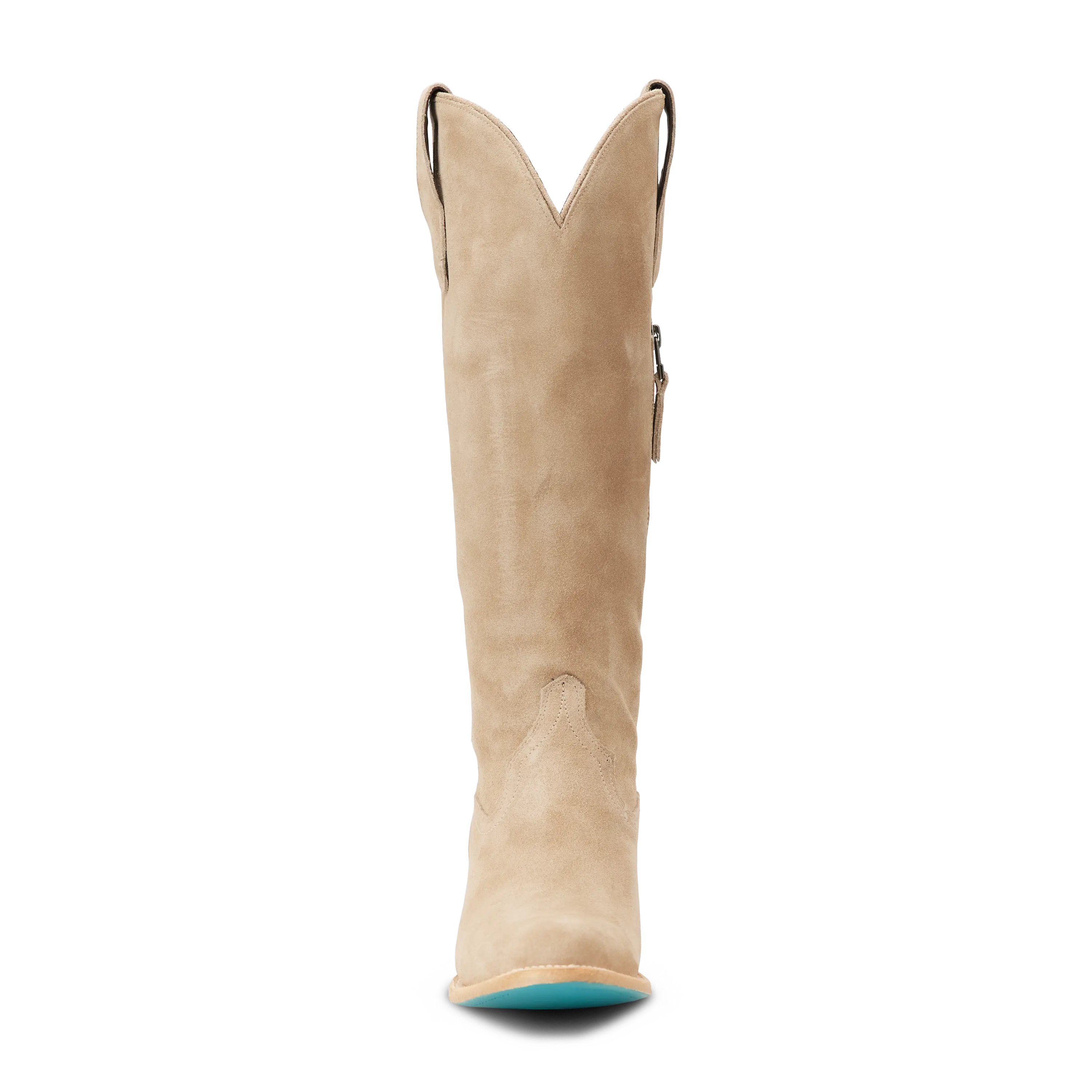 Plain Jane Boot - Latte Suede