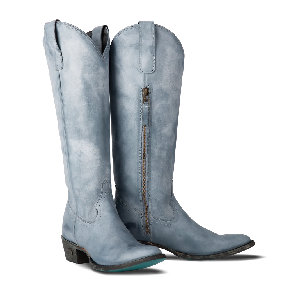 Plain Jane Boot - Washed Denim