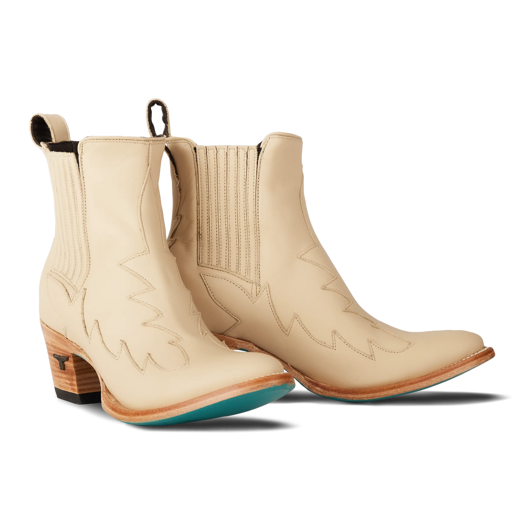 Western Chelsea Bootie - Pale Ivory **Final Sale**