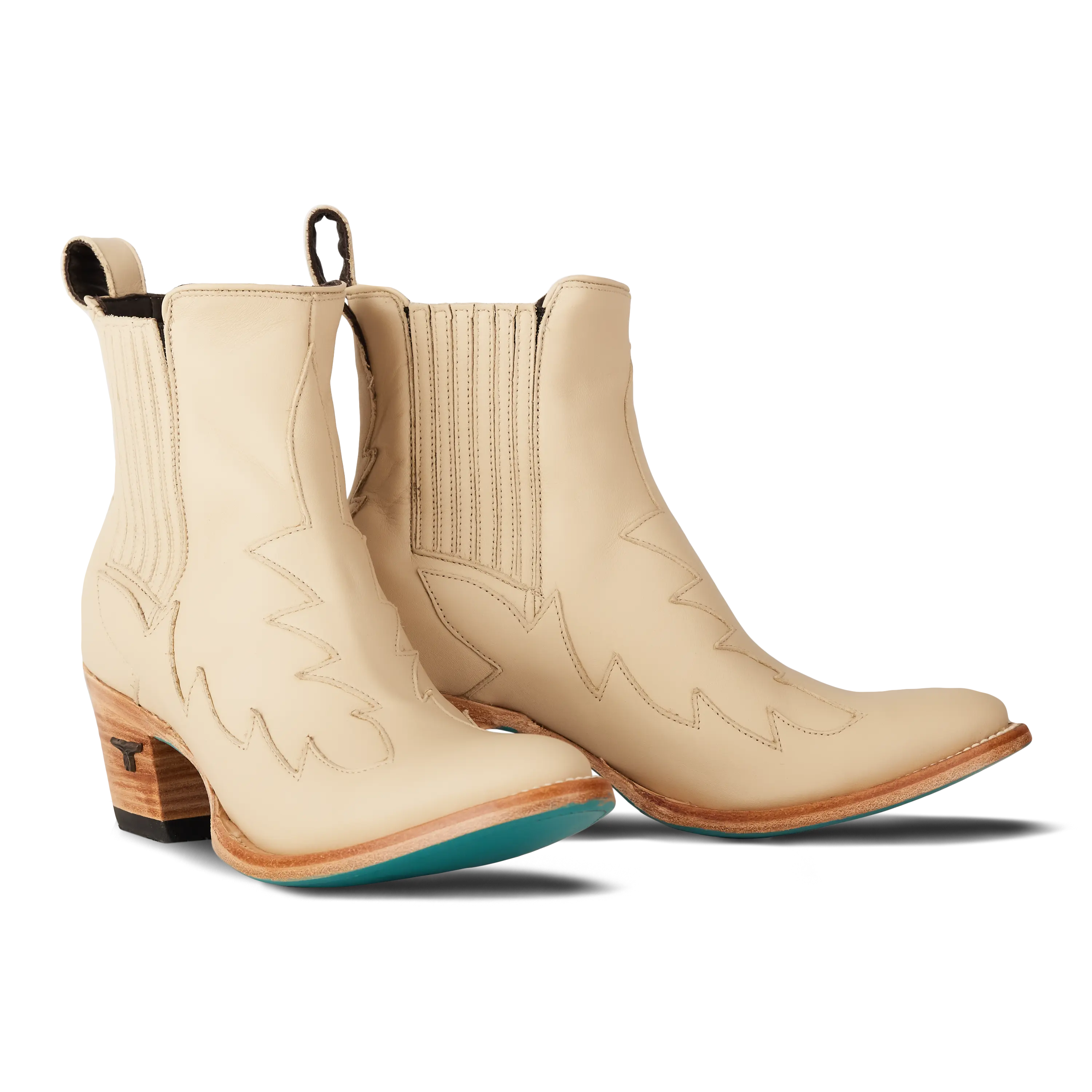 Western Chelsea Bootie - Pale Ivory **Final Sale**