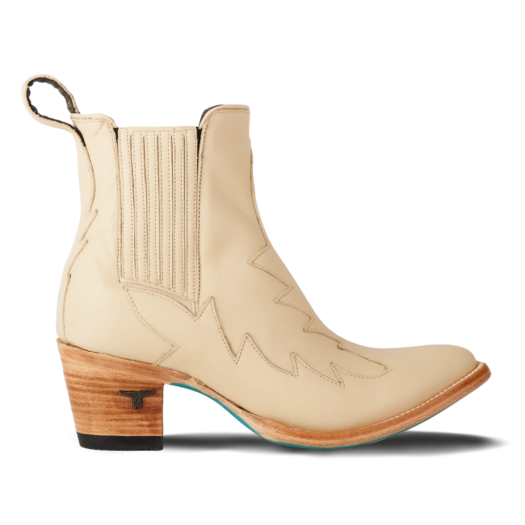 Western Chelsea Bootie - Pale Ivory **Final Sale**