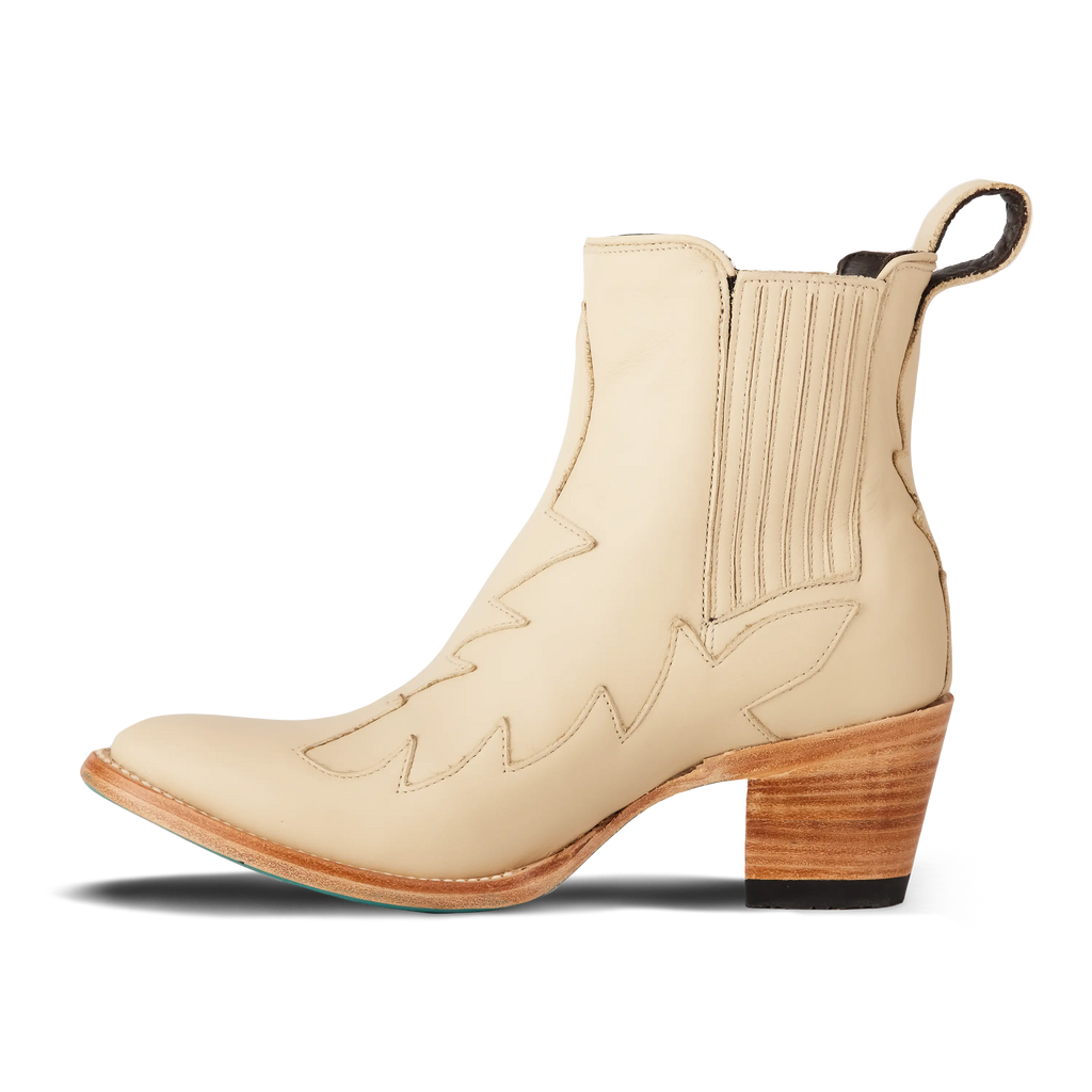 Western Chelsea Bootie - Pale Ivory **Final Sale**