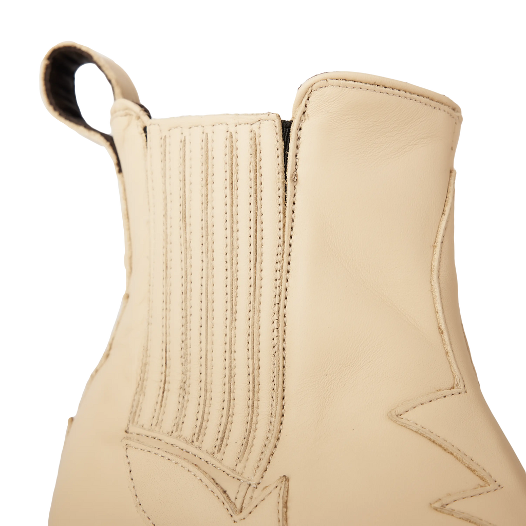 Western Chelsea Bootie - Pale Ivory **Final Sale**
