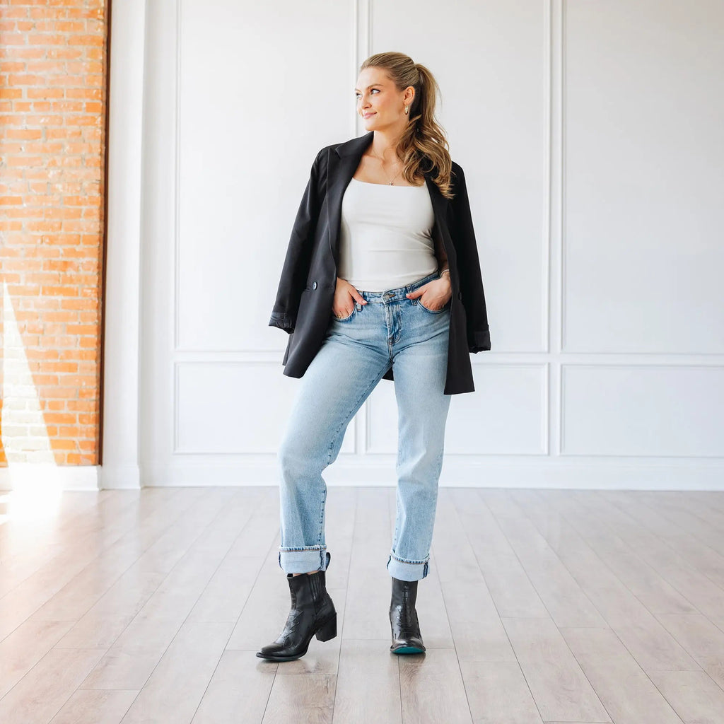 Western Chelsea Bootie - Jet Black **Final Sale**