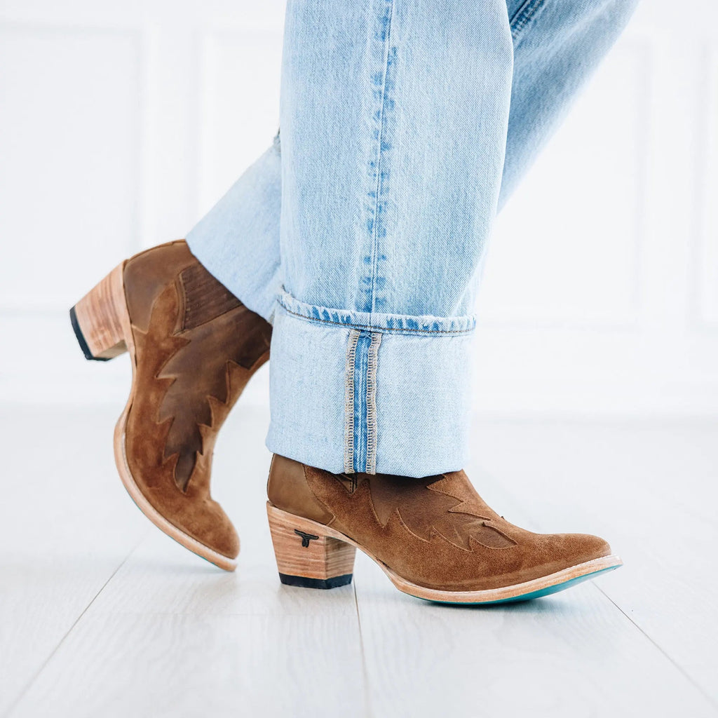 Western Chelsea Bootie - Toffee Suede **Final Sale**