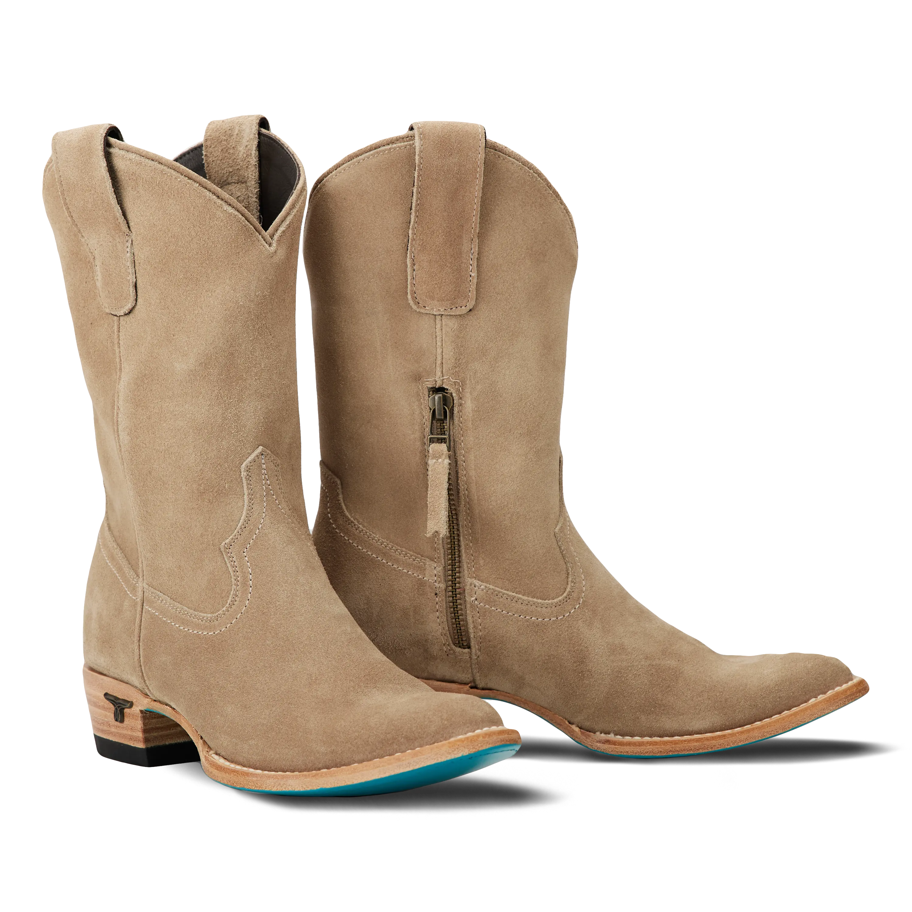 Plain Jane Midi - Latte Suede
