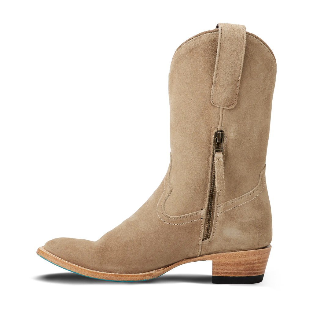 Plain Jane Midi - Latte Suede