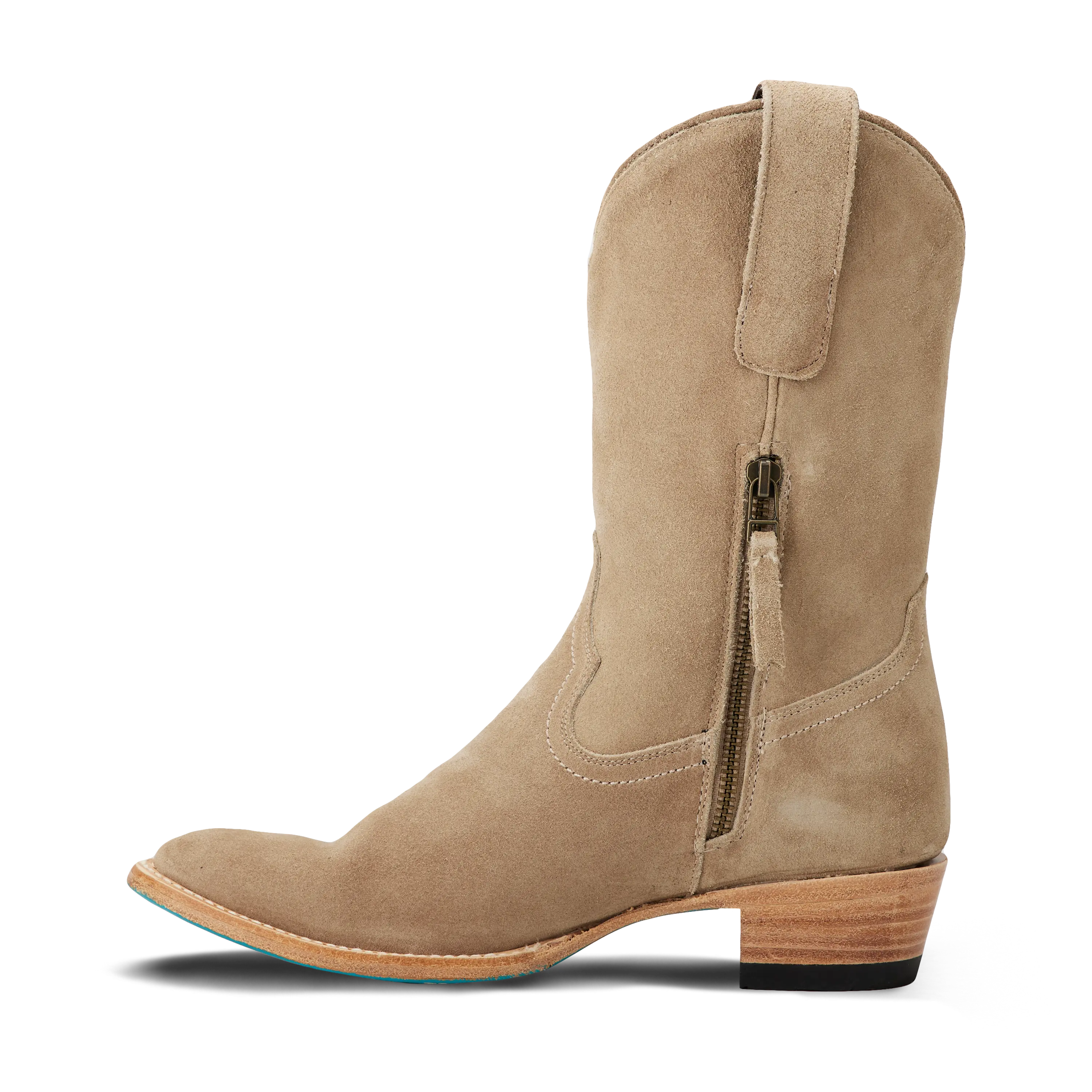 Plain Jane Midi - Latte Suede