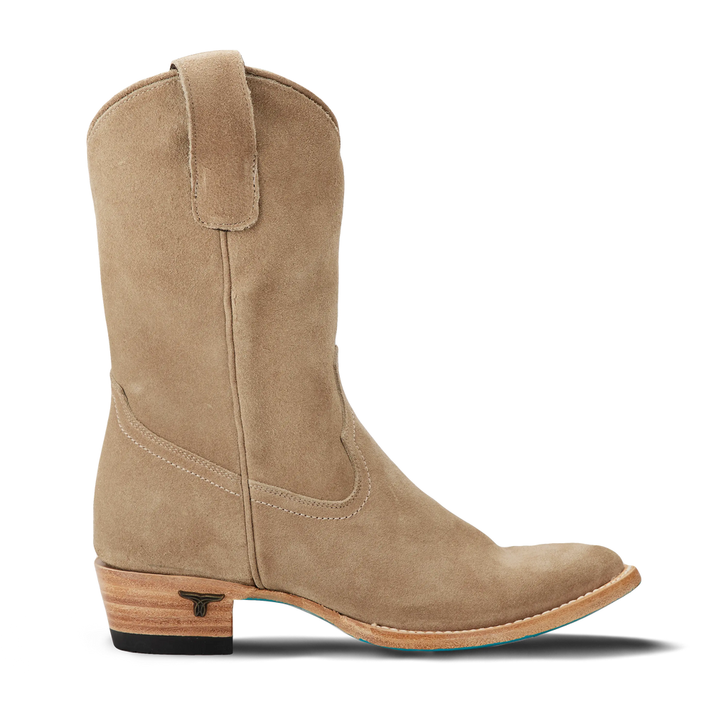 Plain Jane Midi - Latte Suede