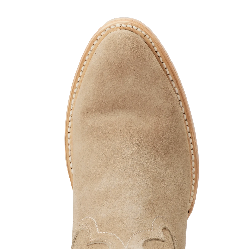Plain Jane Midi - Latte Suede