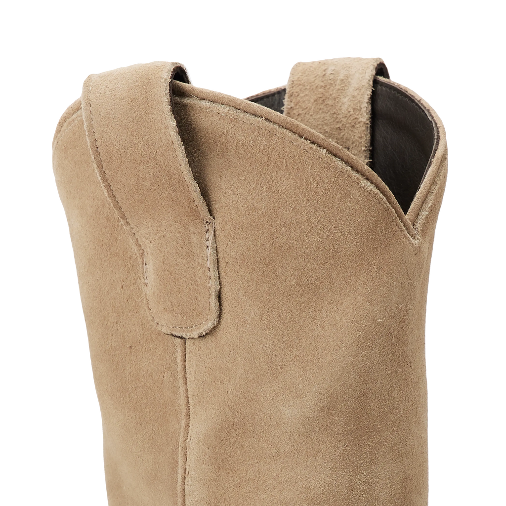 Plain Jane Midi - Latte Suede