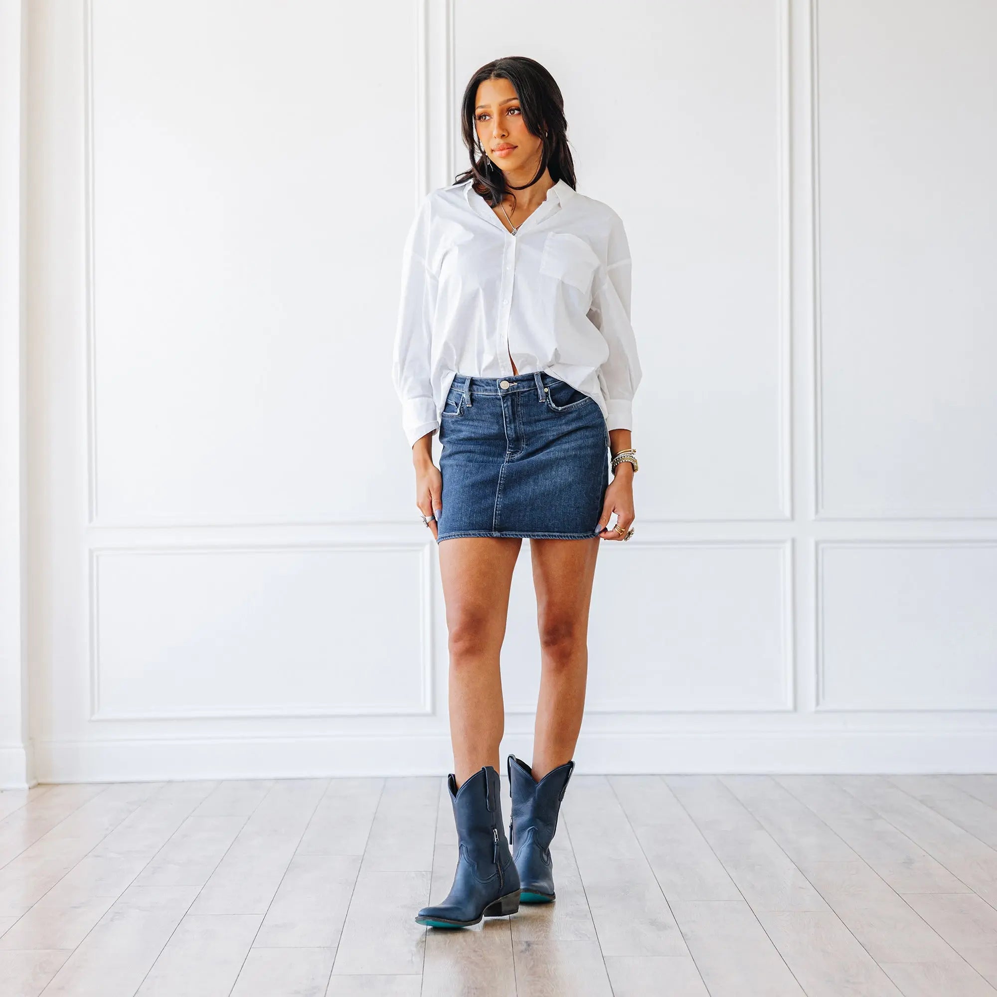Plain Jane Midi - Midnight Navy