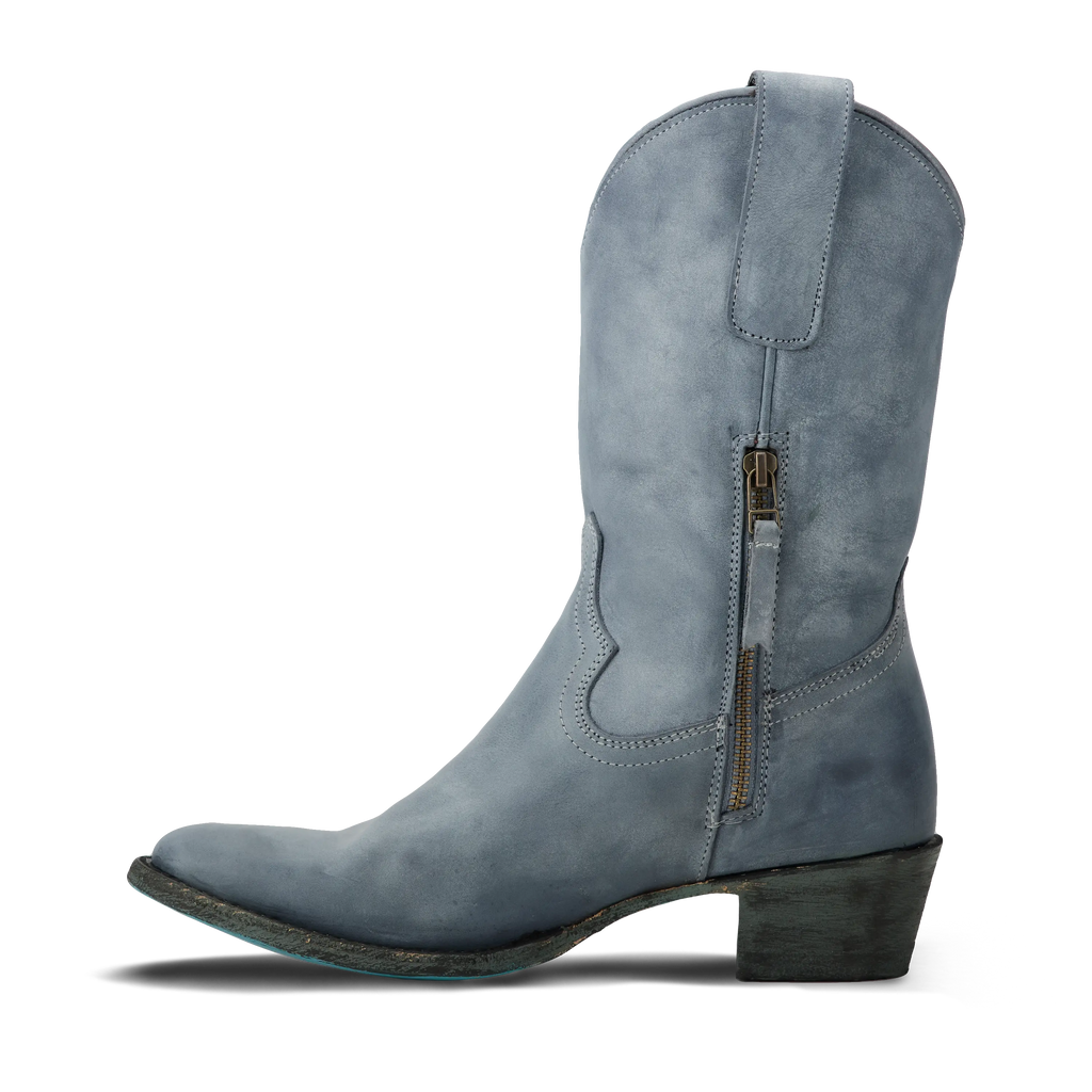 Plain Jane Midi - Washed Denim