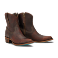 Plain Jane Bootie - Cognac