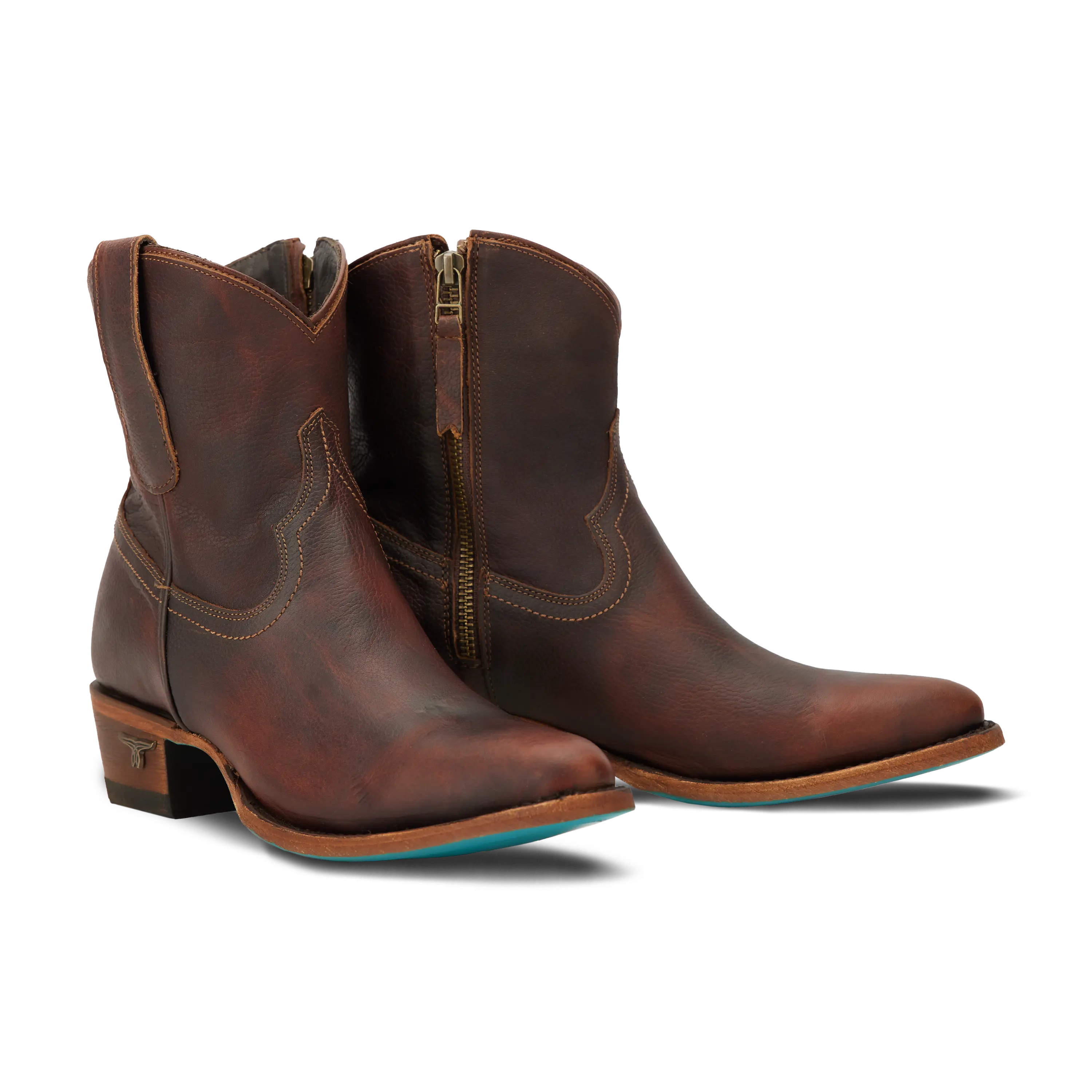 Plain Jane Bootie - Cognac