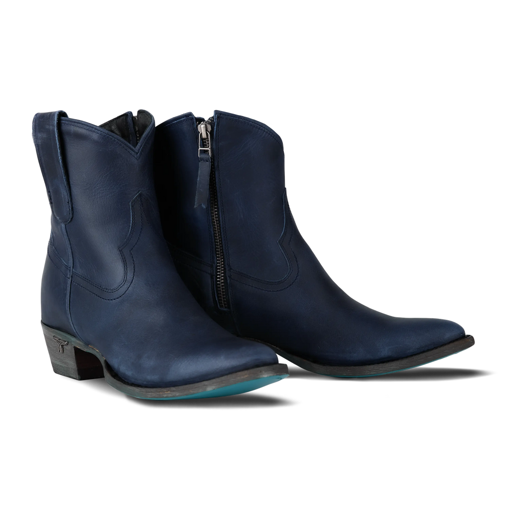 Plain Jane Bootie - Midnight Navy **Final Sale**