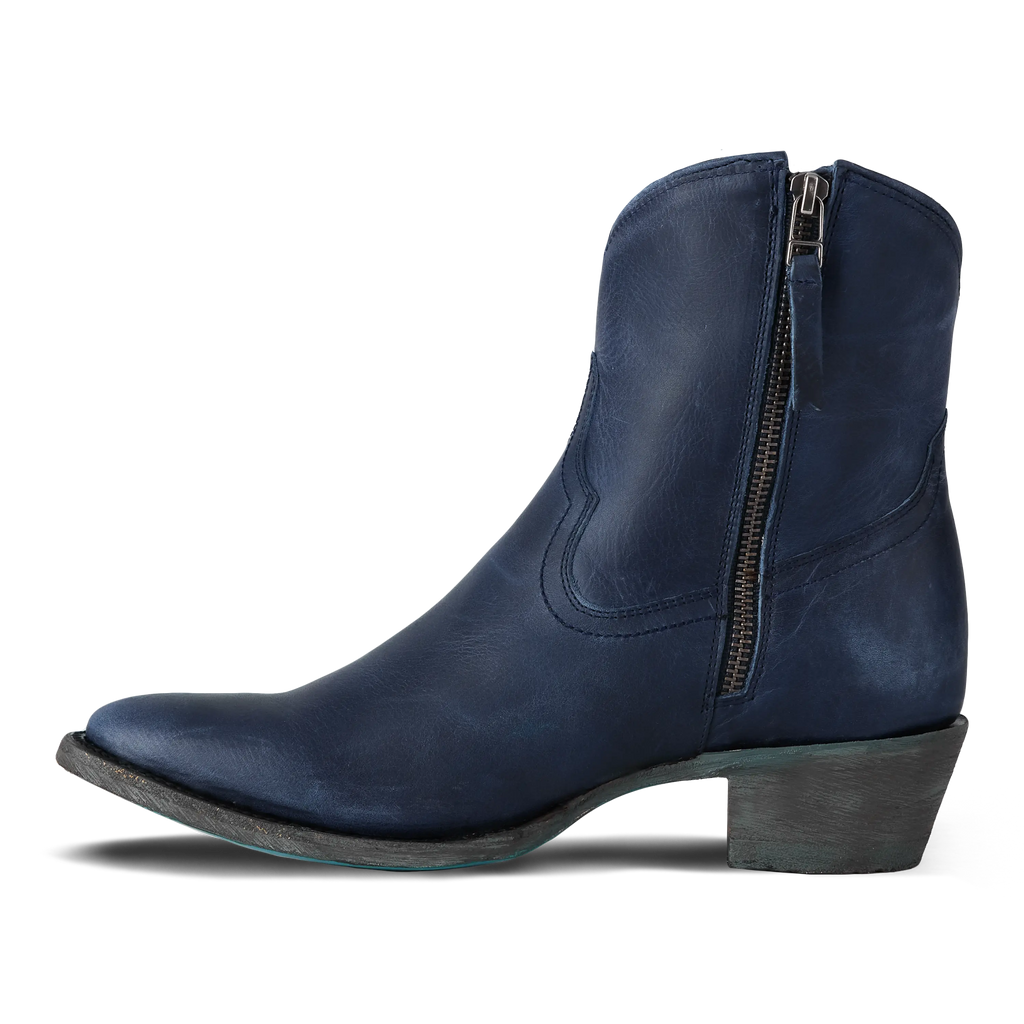 Plain Jane Bootie - Midnight Navy **Final Sale**