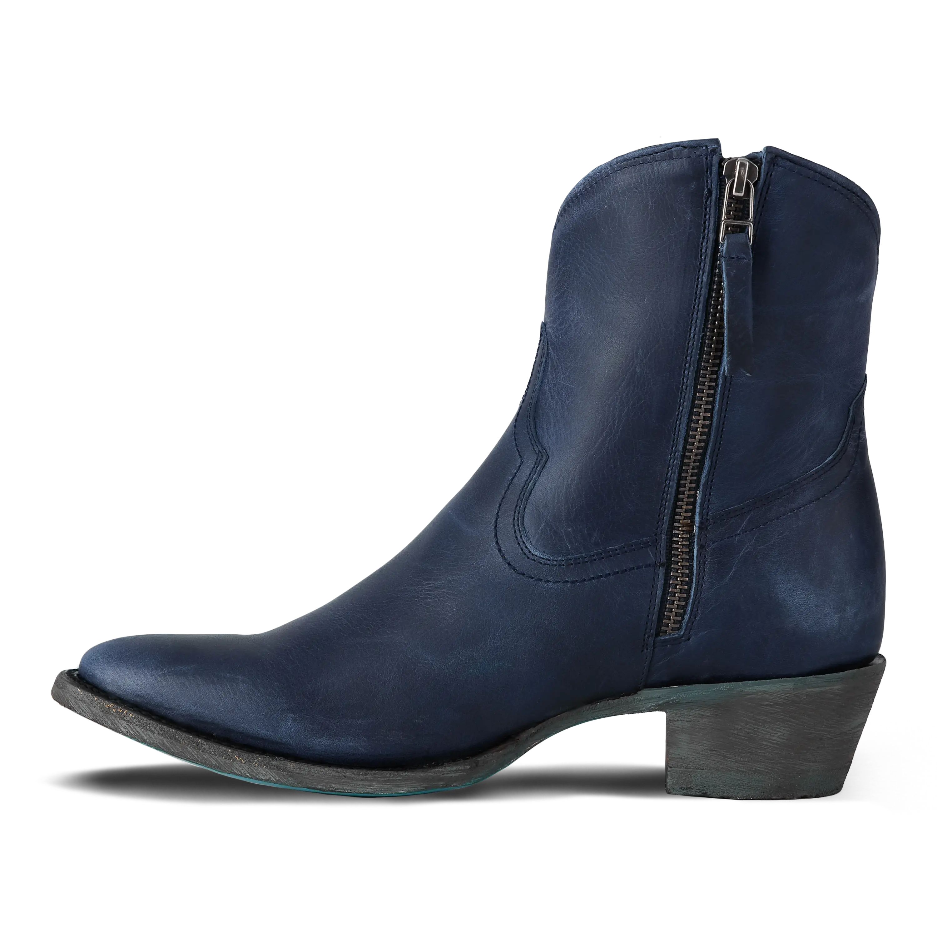 Plain Jane Bootie - Midnight Navy **Final Sale**