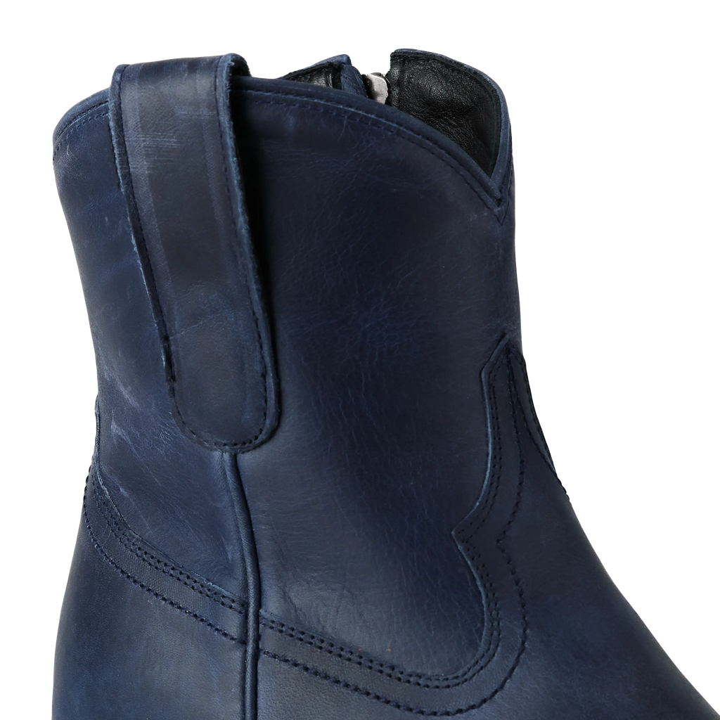 Plain Jane Bootie - Midnight Navy **Final Sale**
