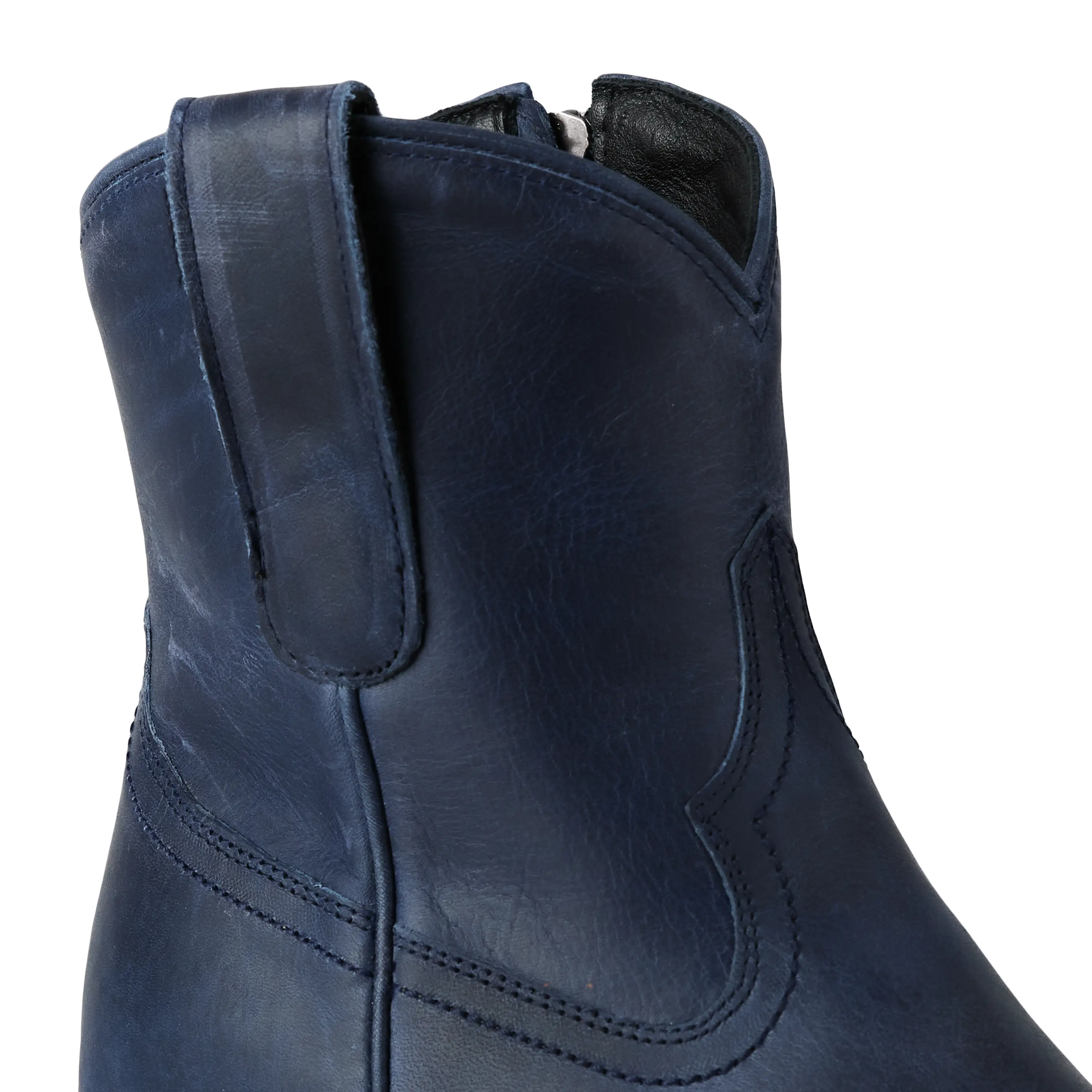 Plain Jane Bootie - Midnight Navy **Final Sale**