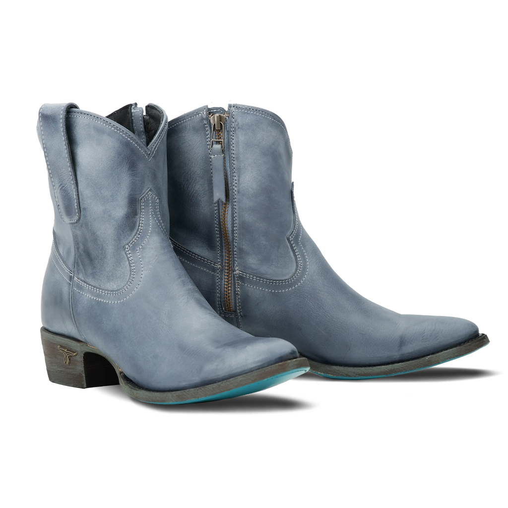 Plain Jane Bootie - Washed Denim