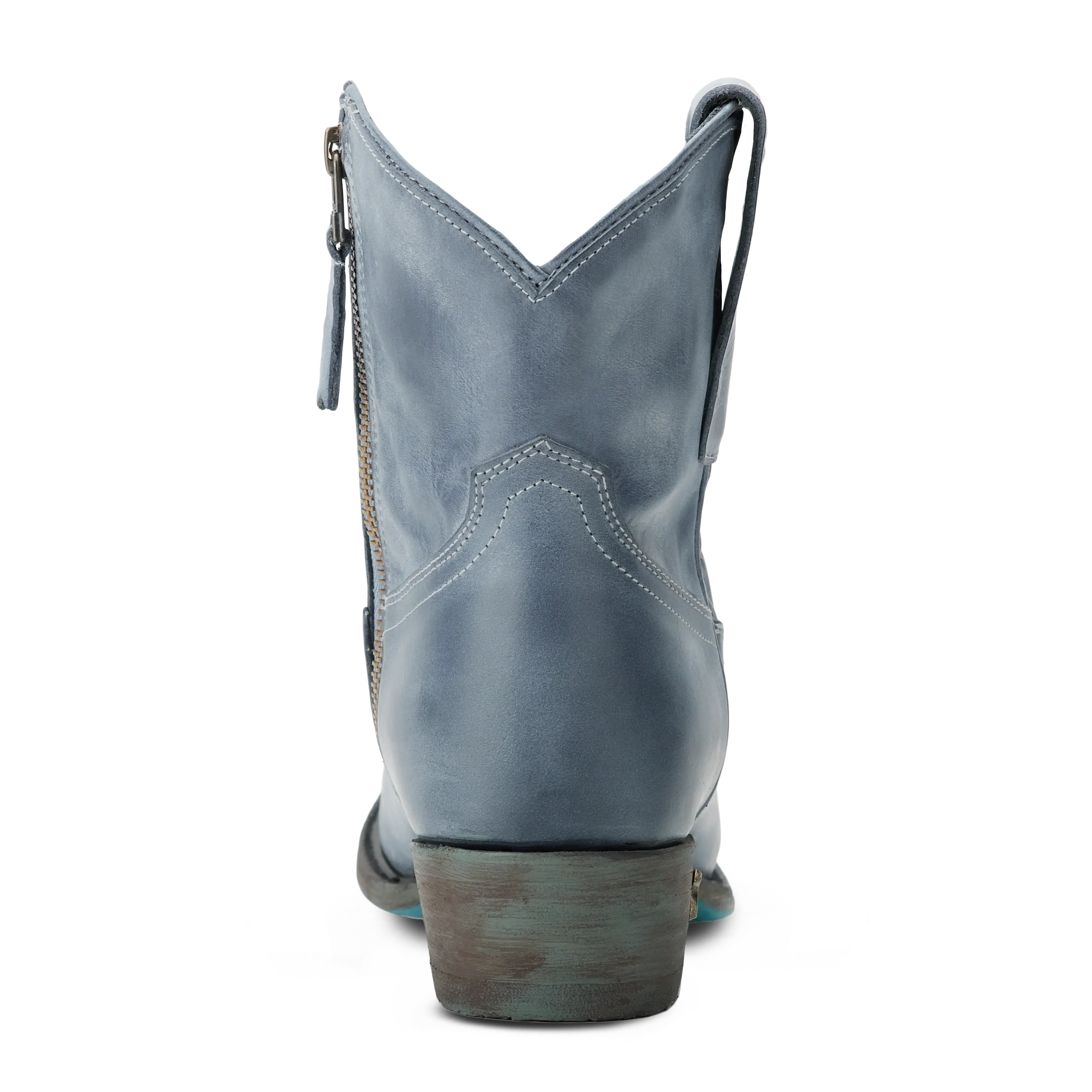 Plain Jane Bootie - Washed Denim