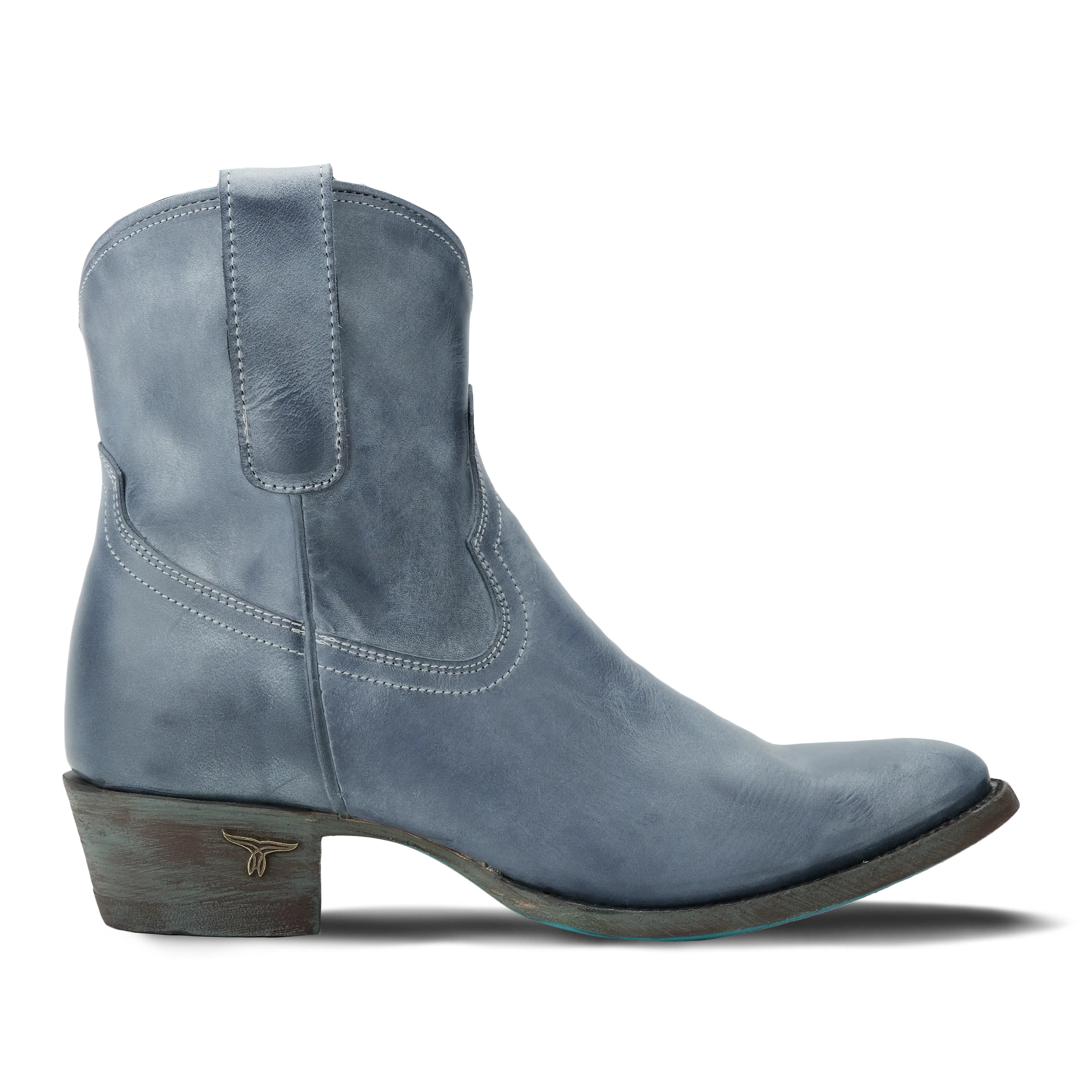 Plain Jane Bootie - Washed Denim
